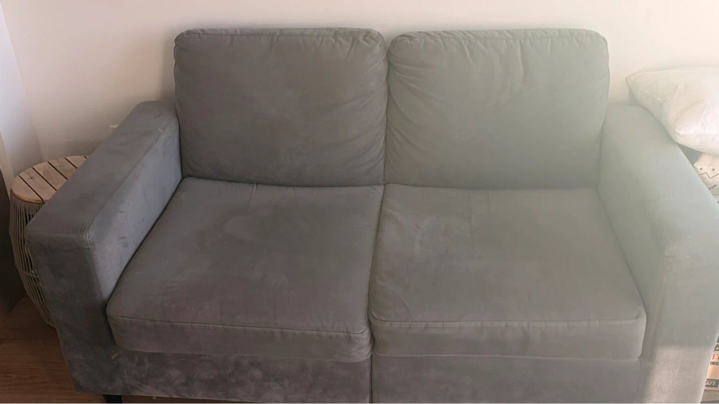 Grey Loveseat Sofa