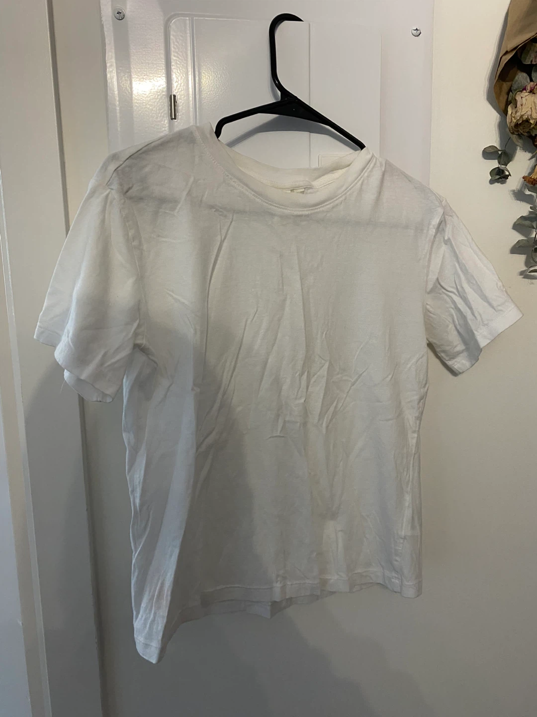 H&M White Basic T-Shirt - XS