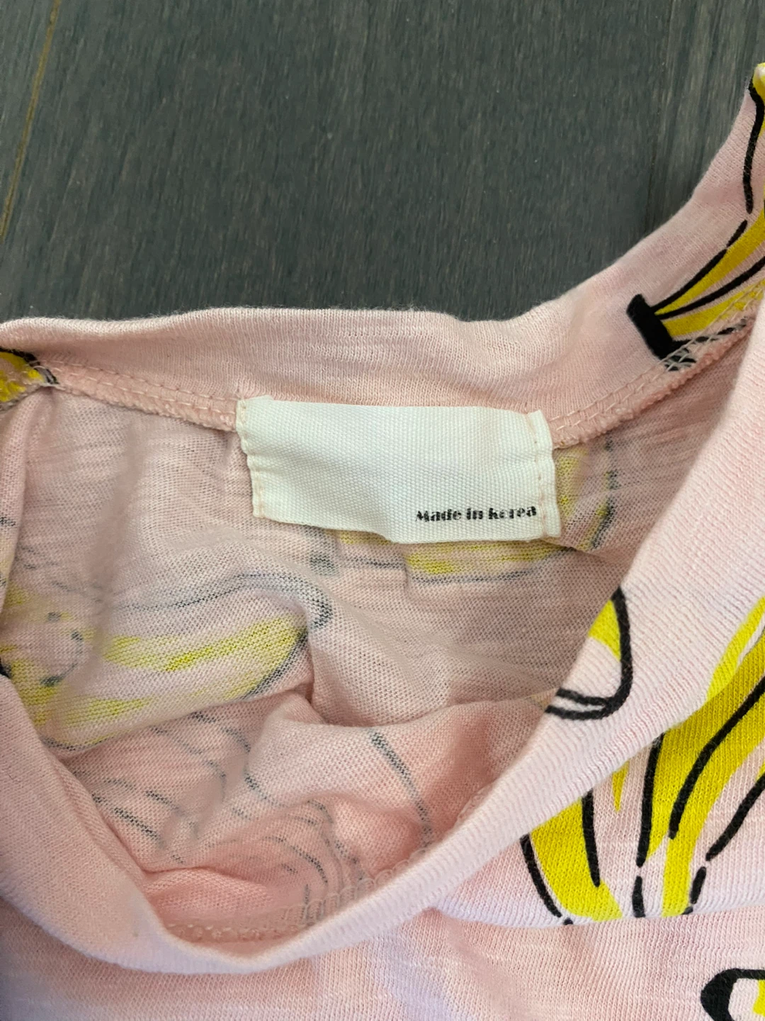 Pink Banana Print Pajama Set - photo 3