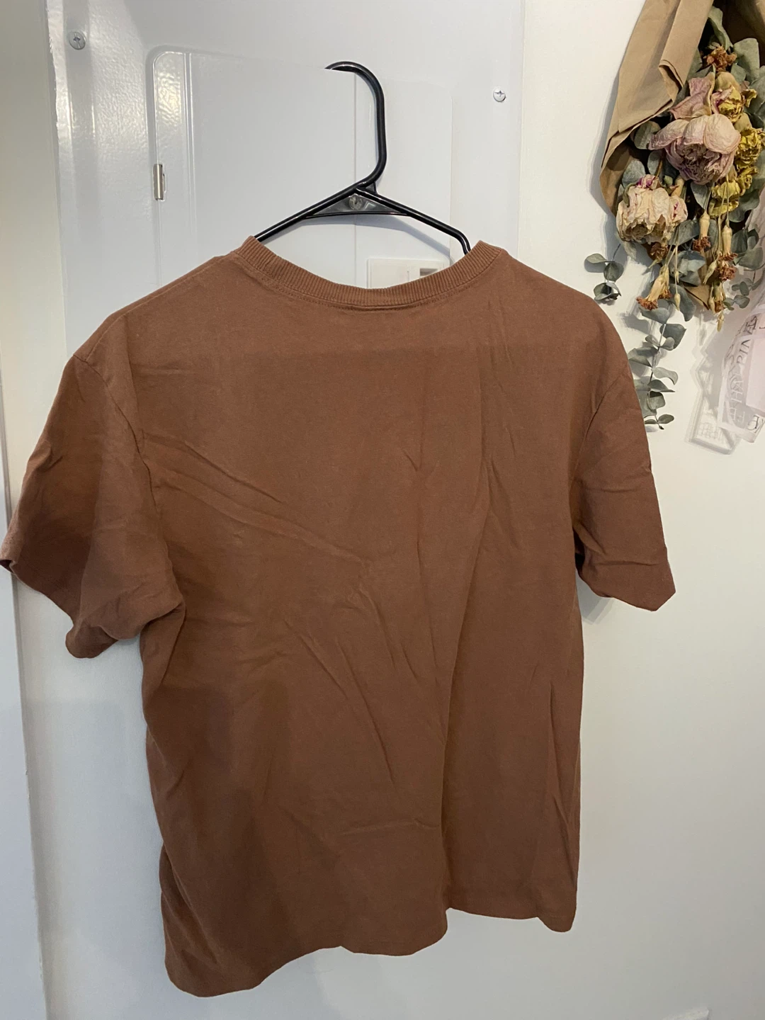H&M Smiley Graphic T-Shirt - Brown - XS - photo 3