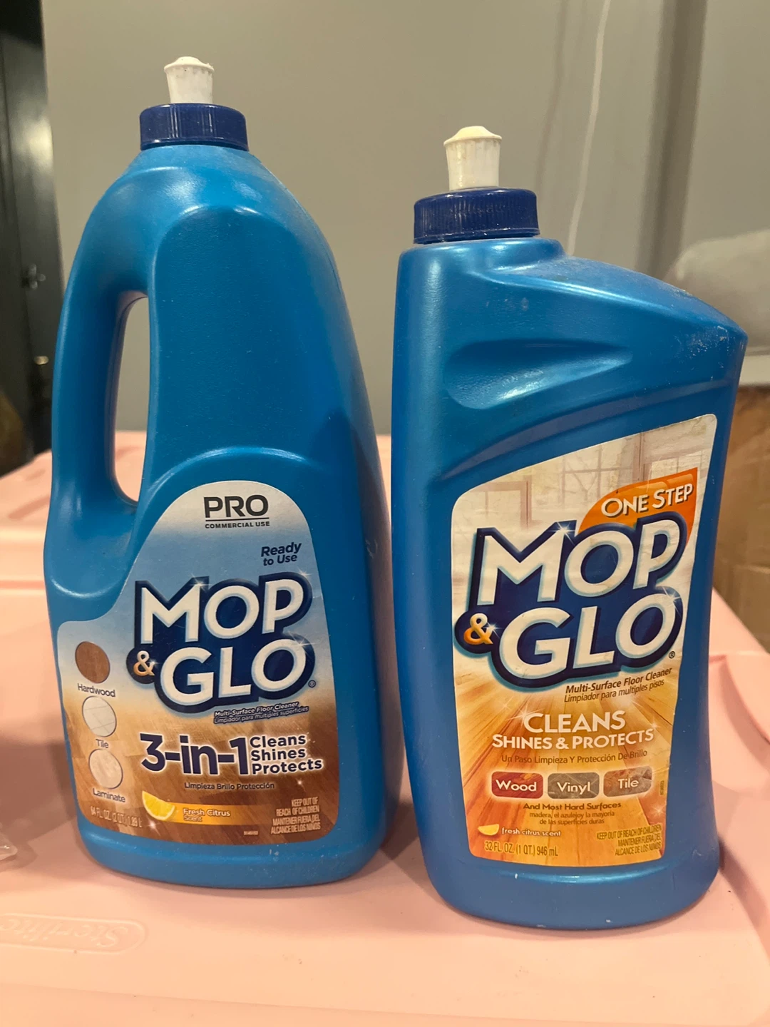 Mop & Glo Multi-Surface Floor Cleaner - 64oz & 32oz Bottles