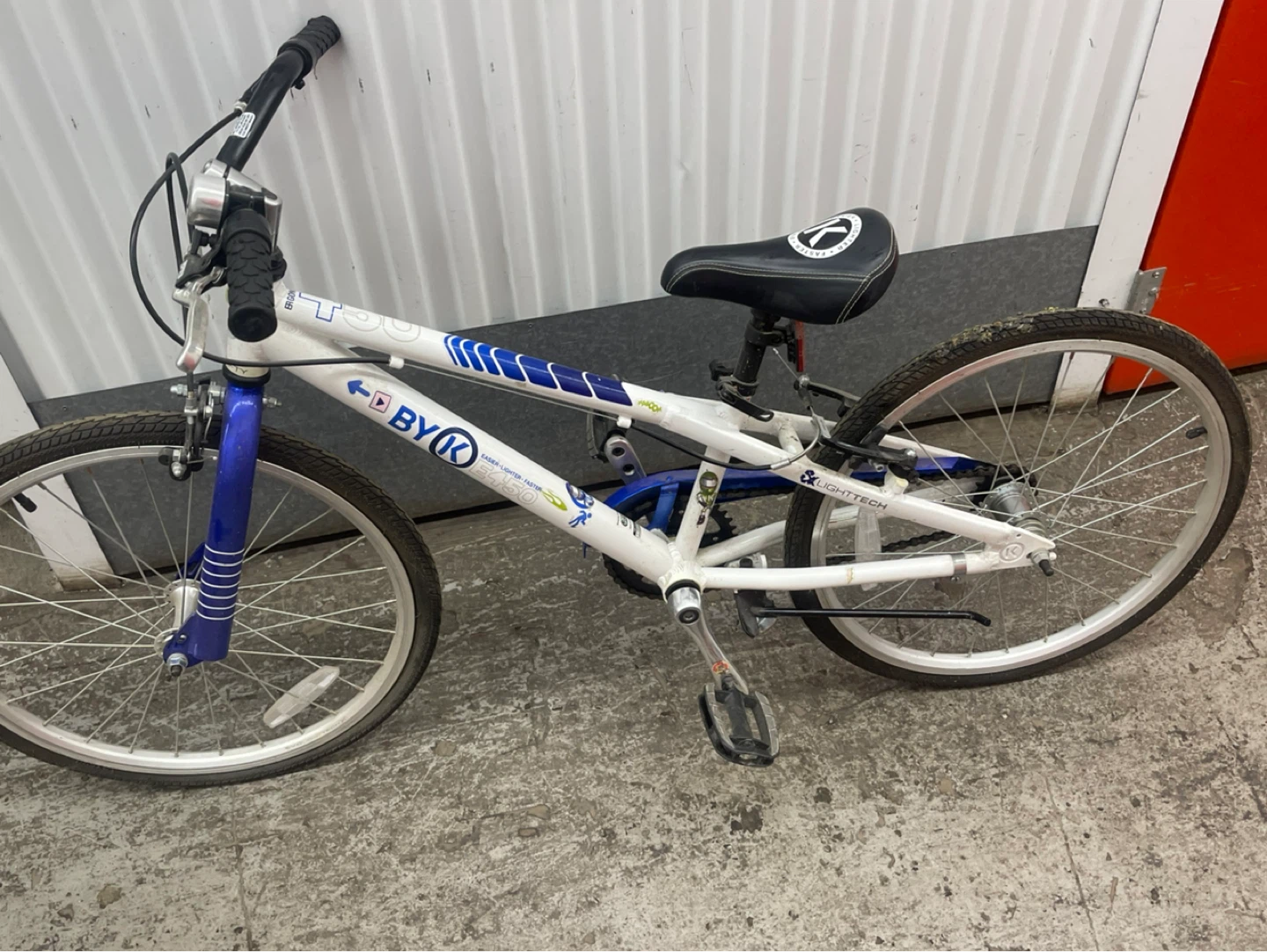 BYK Kids Bike White/Blue