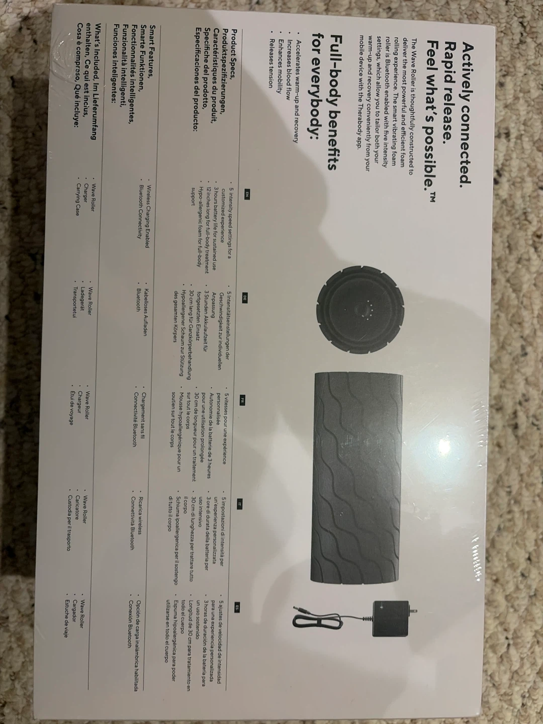Theragun Wave Roller Smart Vibrating Foam Roller - photo 4
