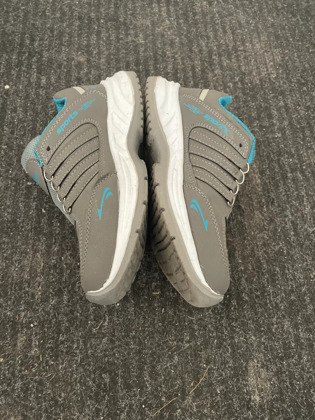 Asian Shoes Grey Blue - photo 3