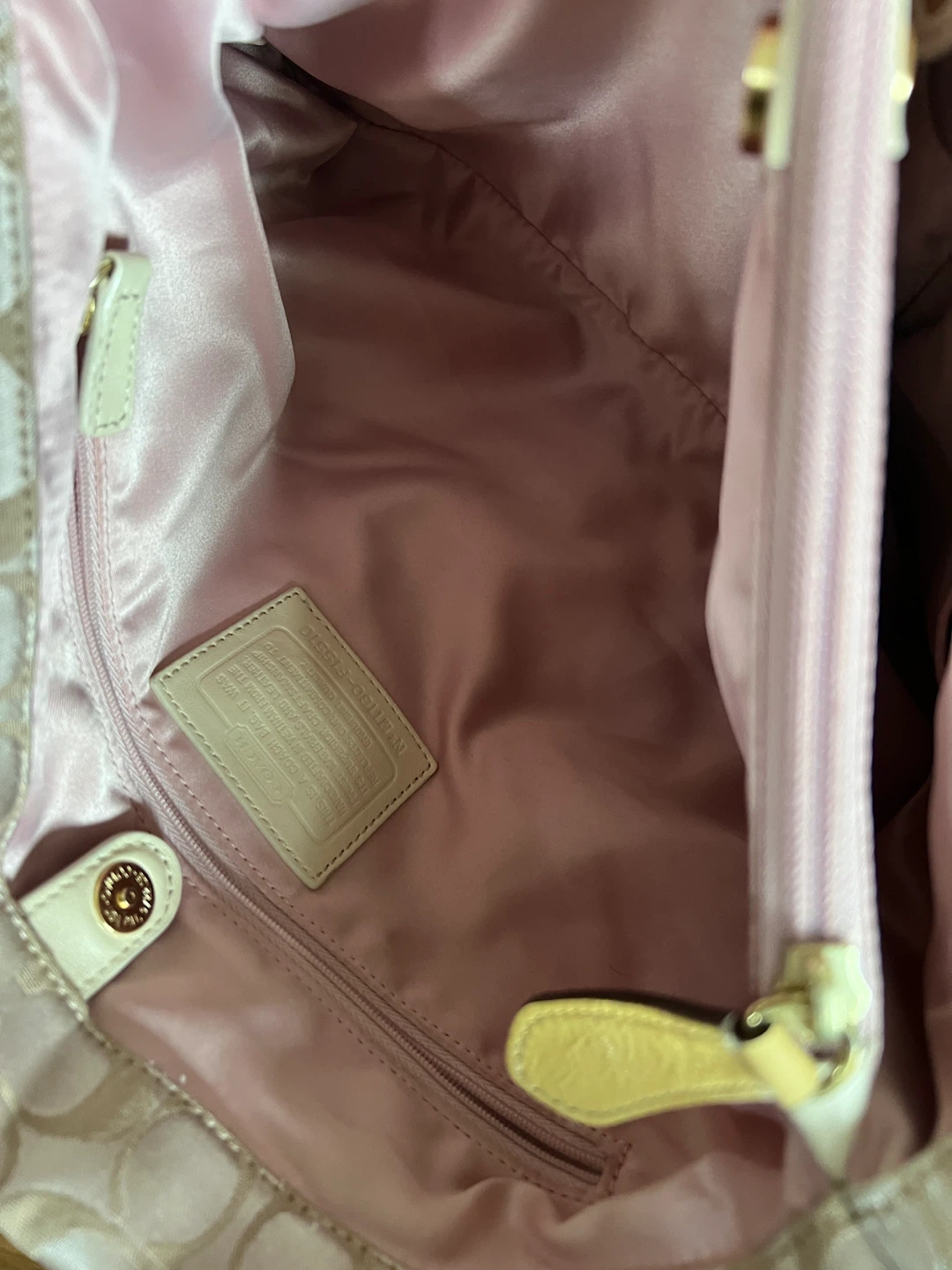 Coach Y2K Signature Monogram Tote Bag - photo 5