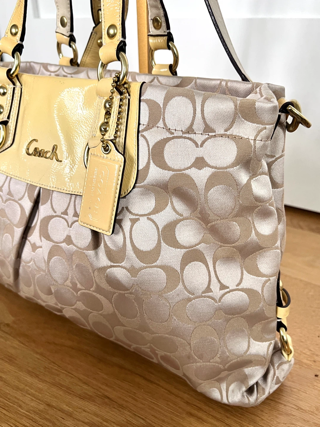 Coach Y2K Signature Monogram Tote Bag - photo 3