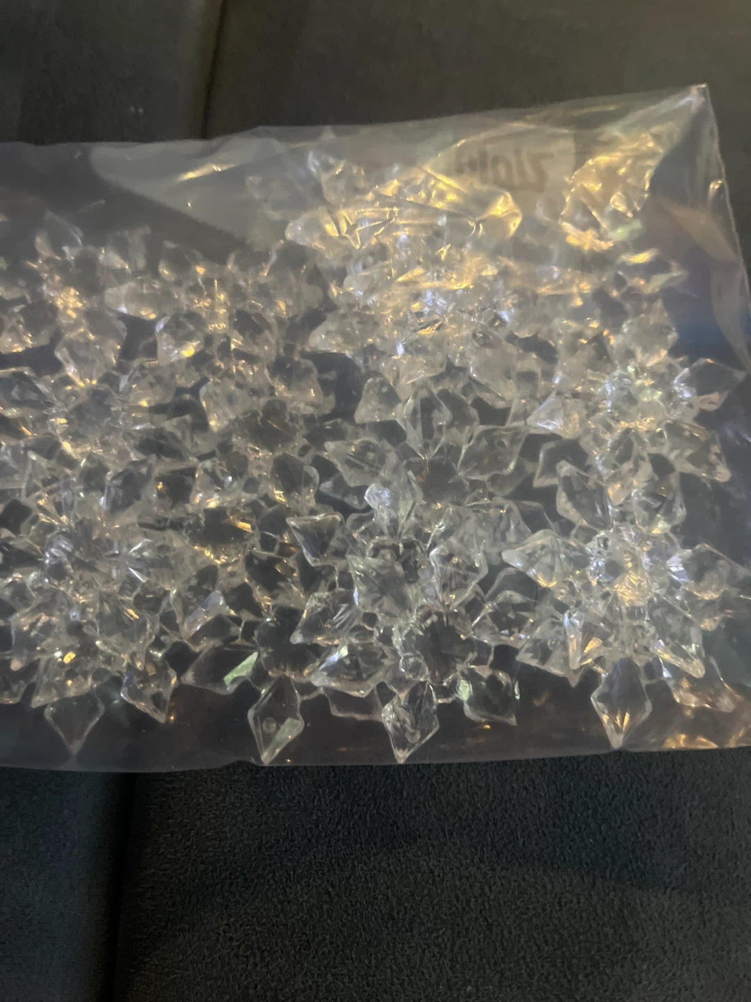 Clear Acrylic Diamond Sprinkles