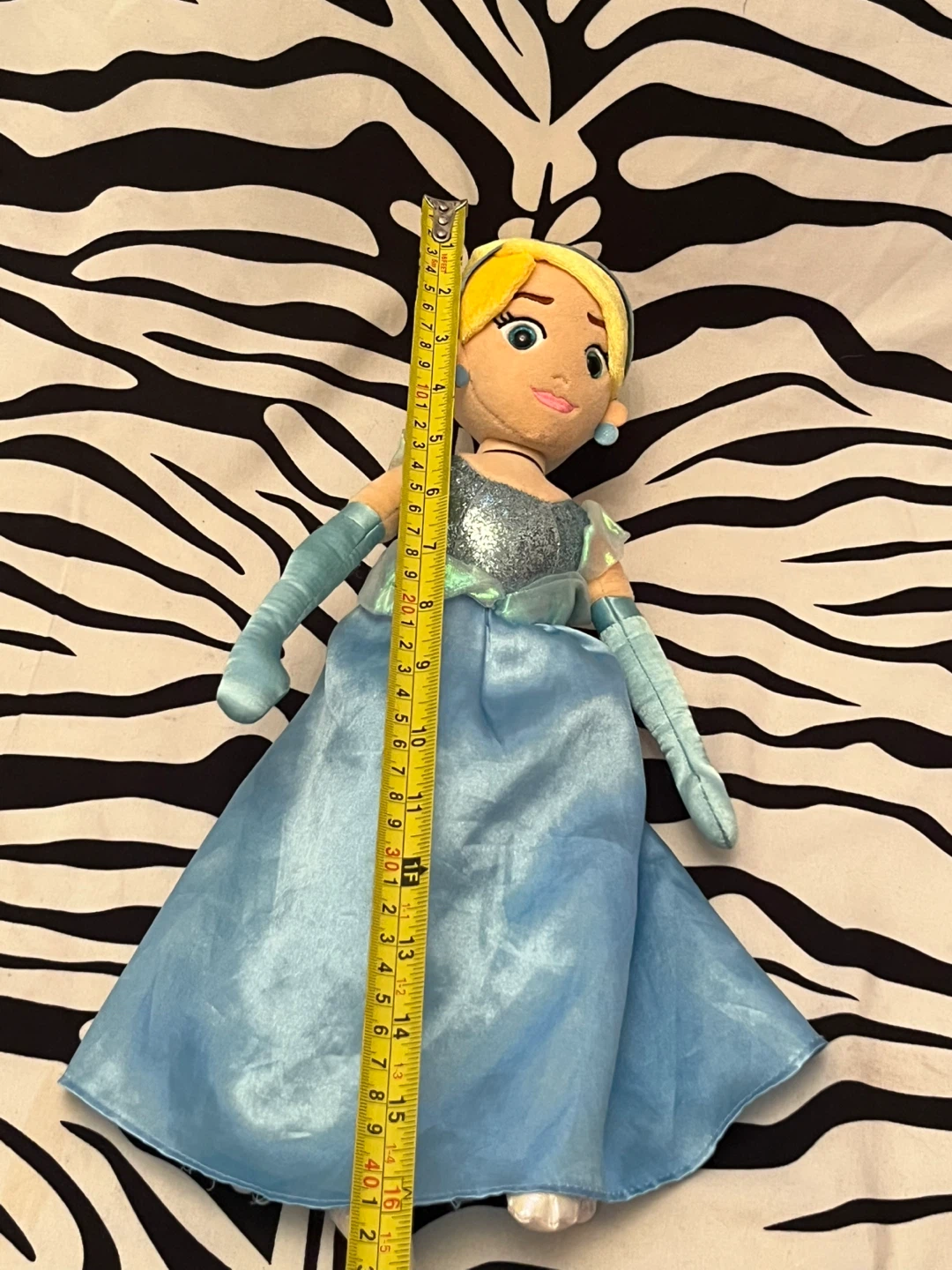 🩵 Disney Ty Cinderella Plush Doll crown 🩵 - photo 3