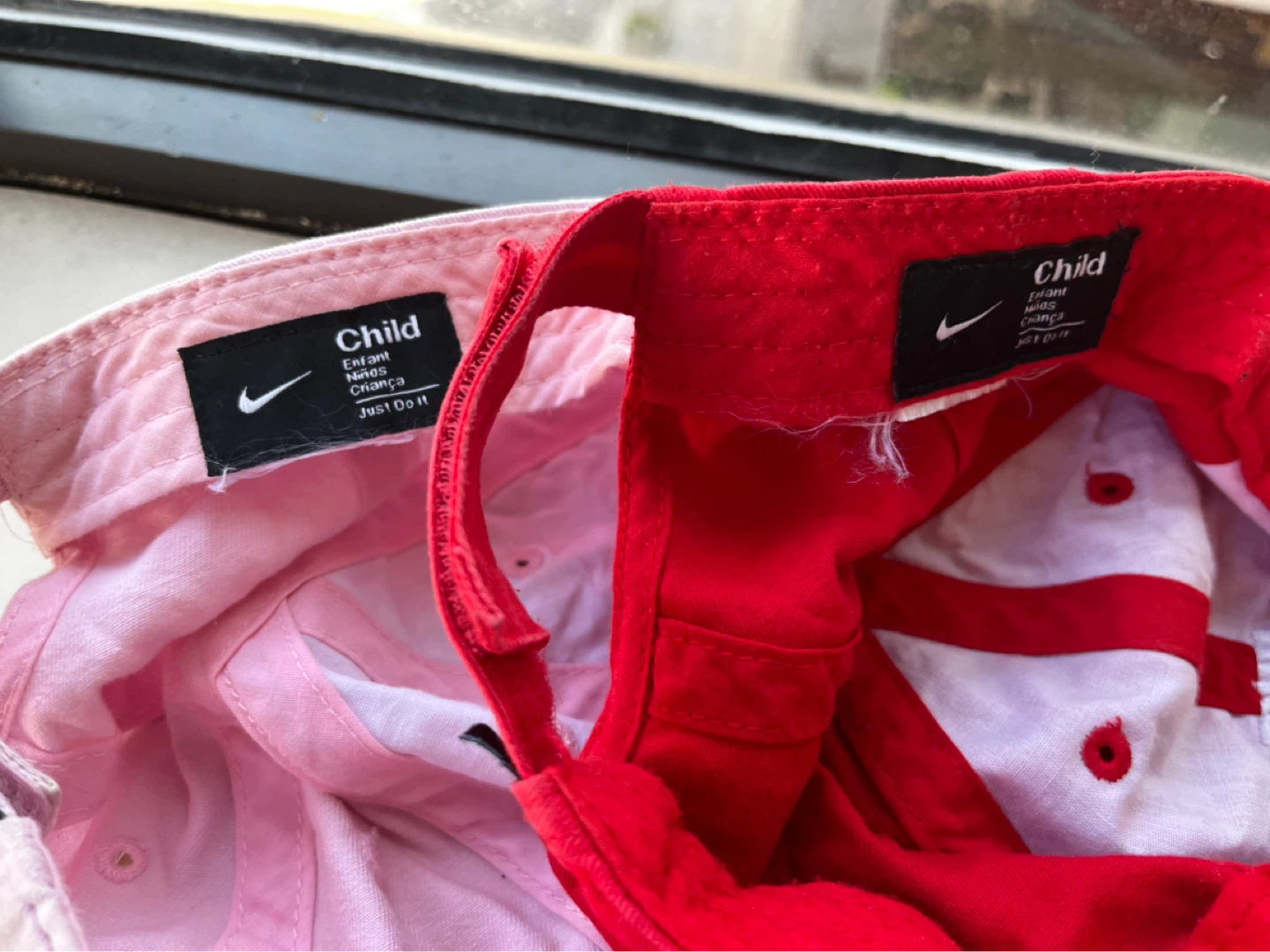 2 Nike Child Hats (Pink & Red) - photo 2