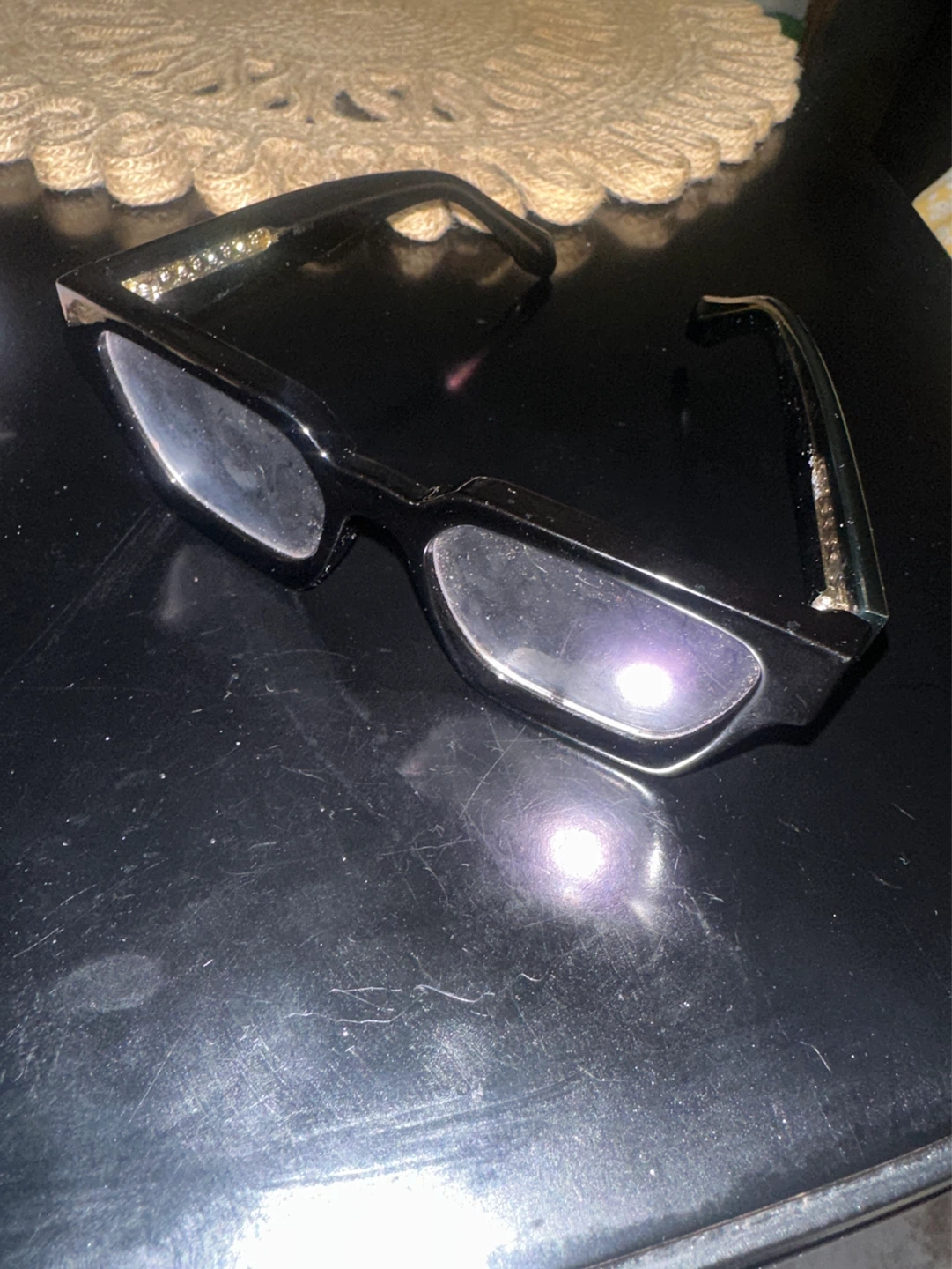 Black Cat-Eye Eyeglasses
