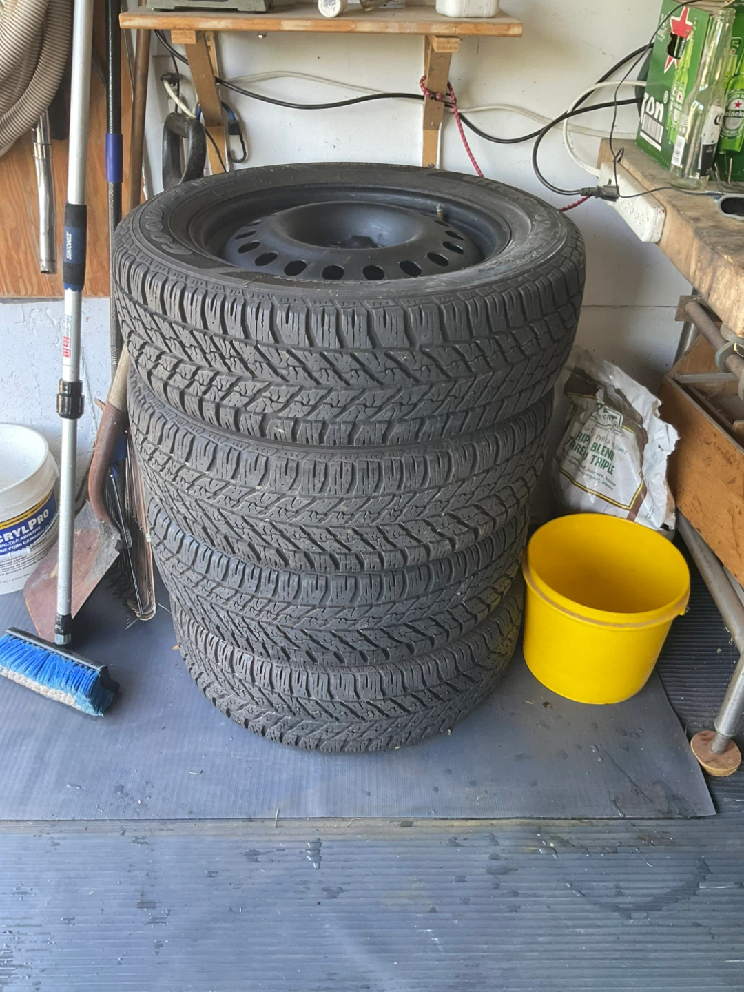 Goodyear Ultra Grip Winter Tire with Steel Rim - photo 4
