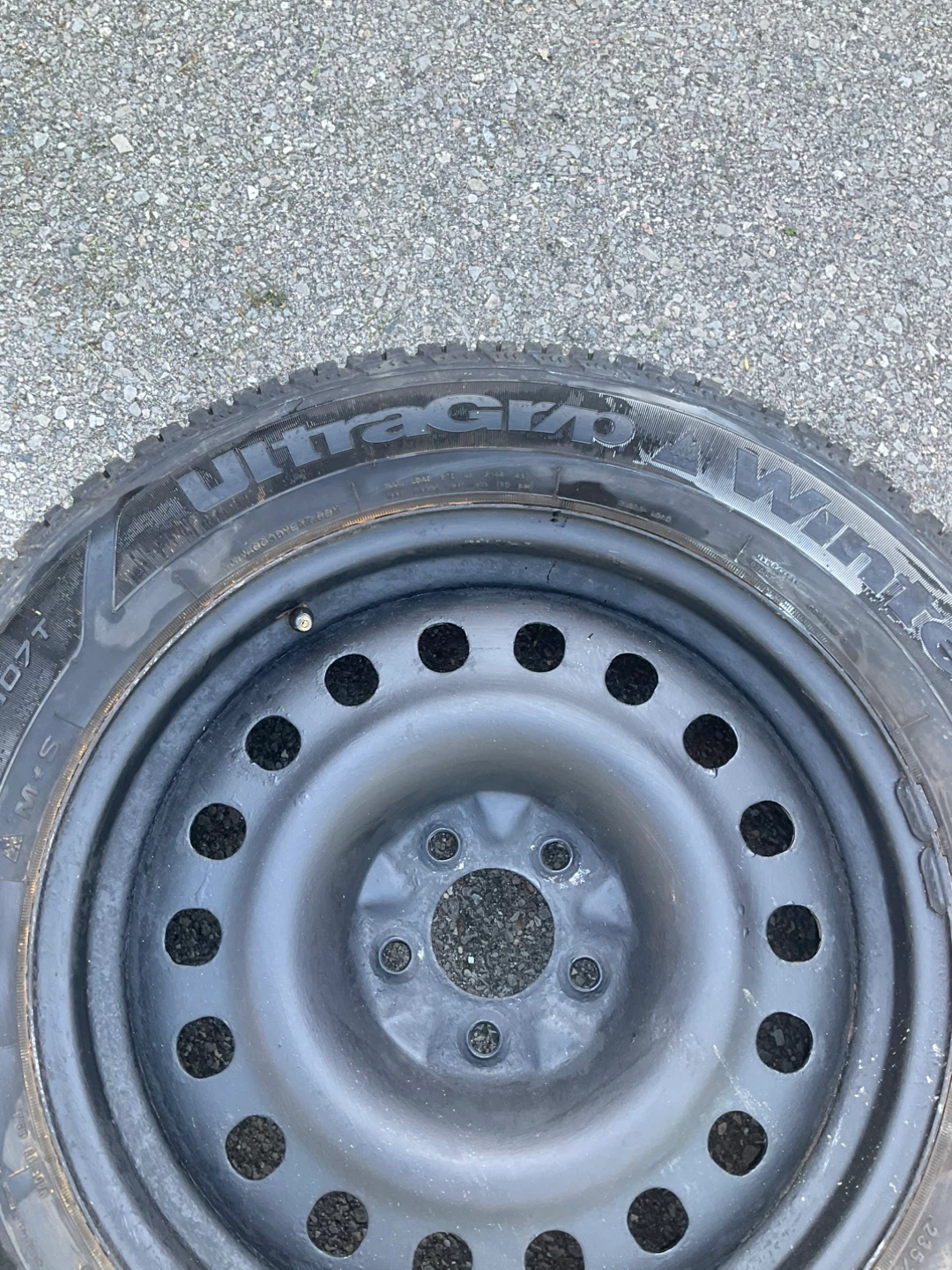 Goodyear Ultra Grip Winter Tire with Steel Rim