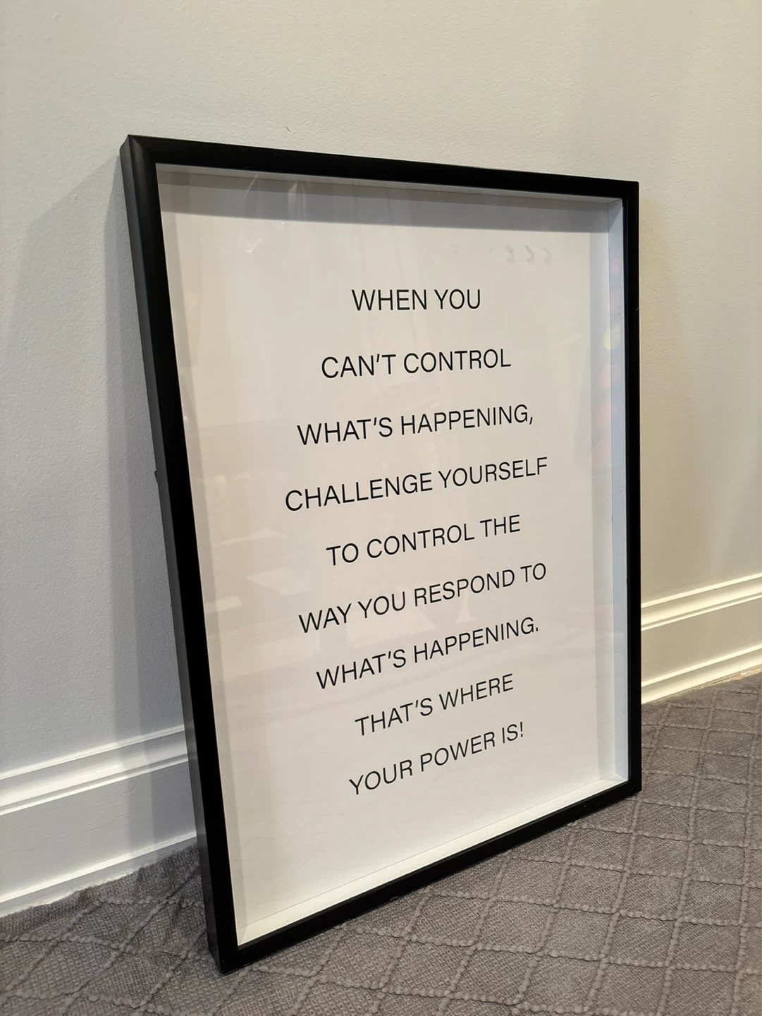 Framed Motivational Quote Wall Art - photo 2