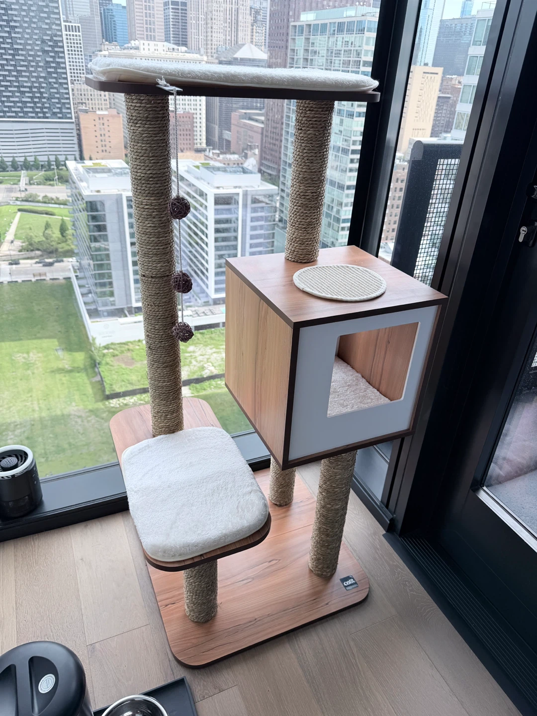 Cat Tree with Condo and Scratching Posts
