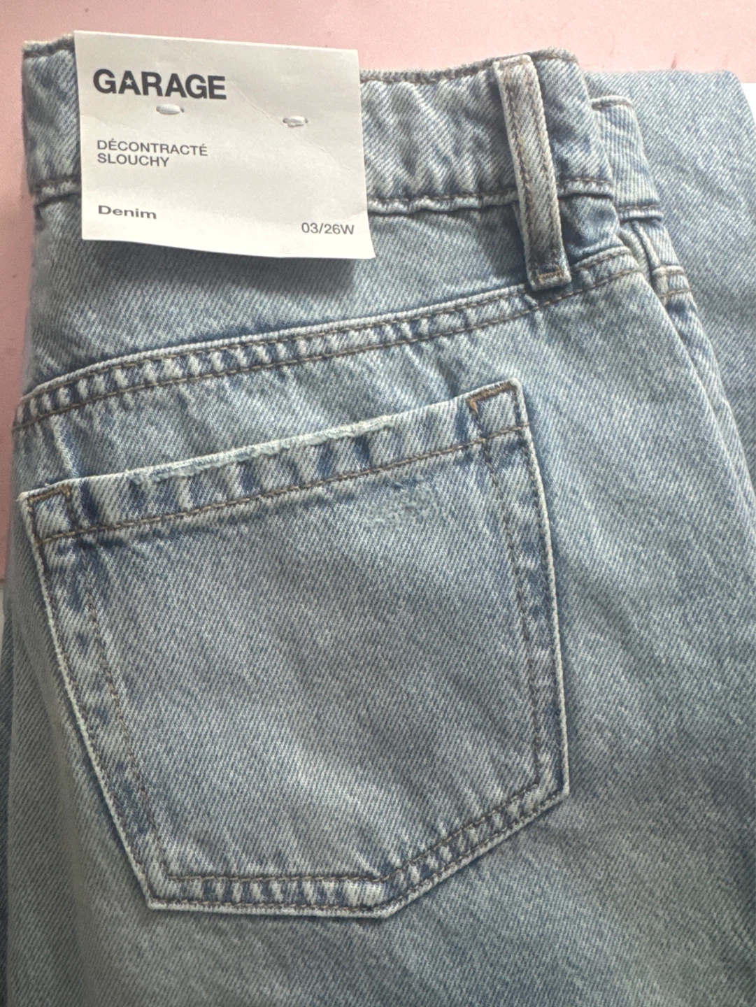 NEW Garage Slouchy Jeans Size 03/26W