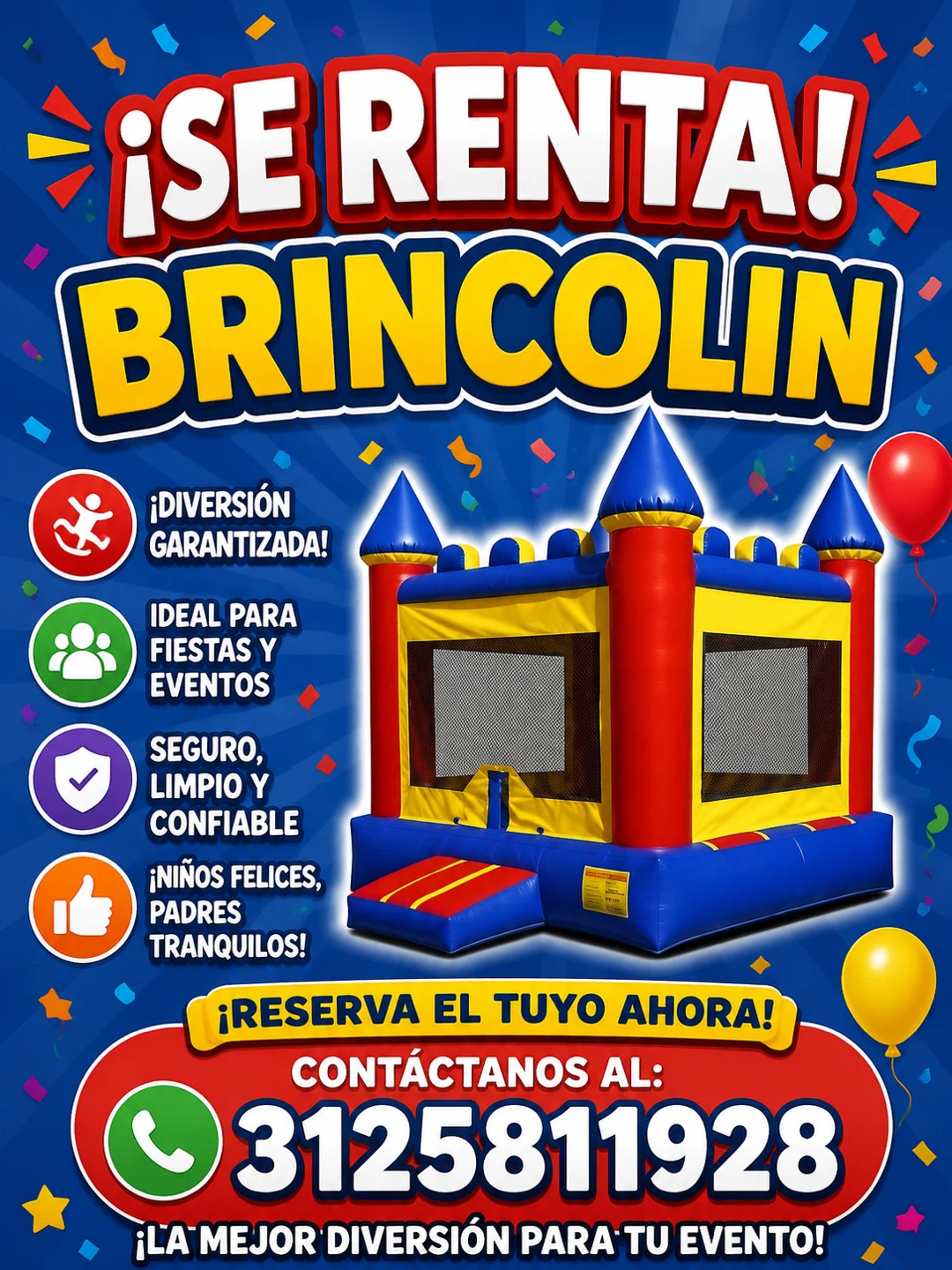 Inflatable Bounce House Rental for Parties