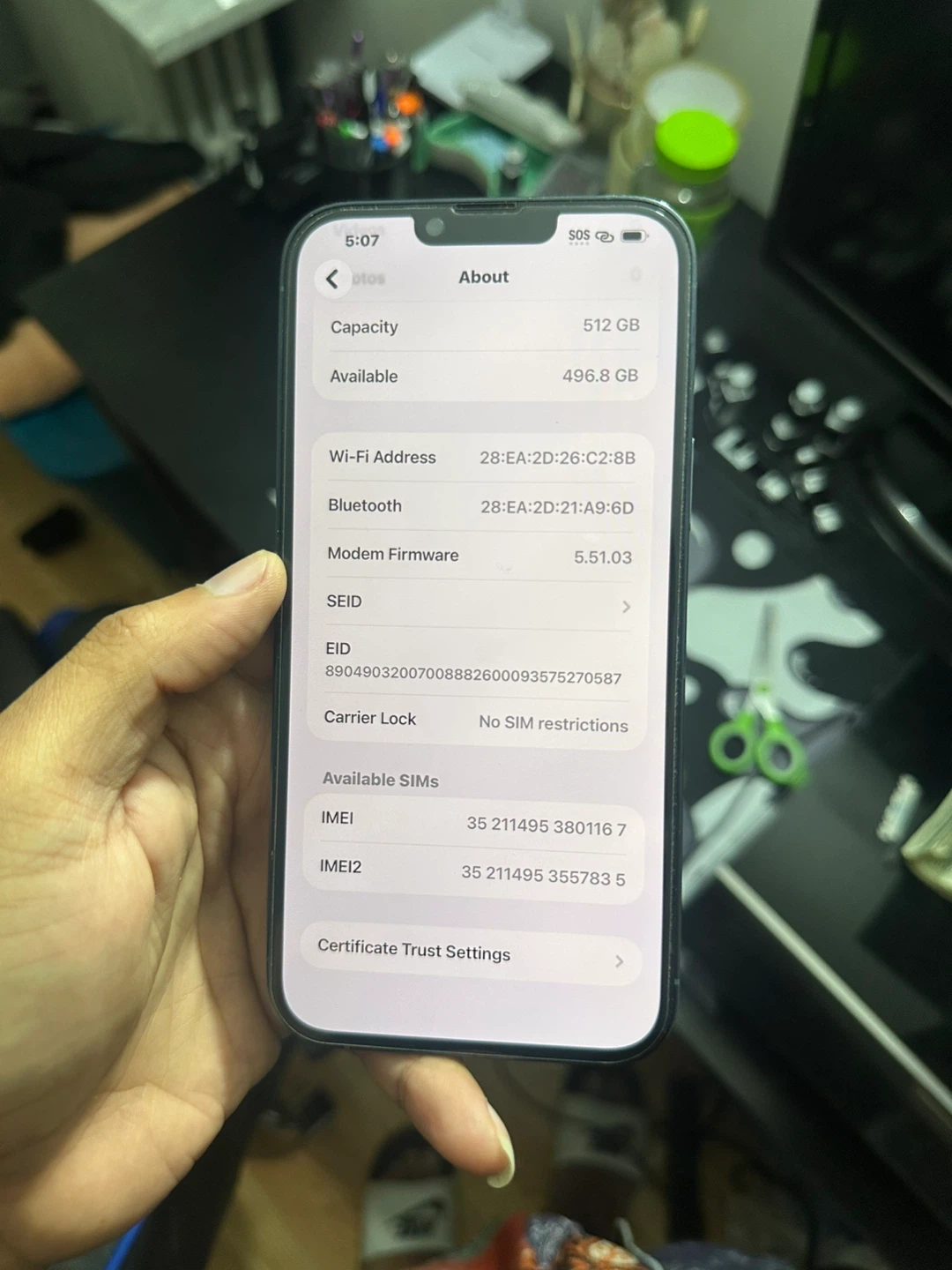 iPhone 13 Pro Max 512GB Sierra Blue Unlocked (Cracked Back) - photo 4