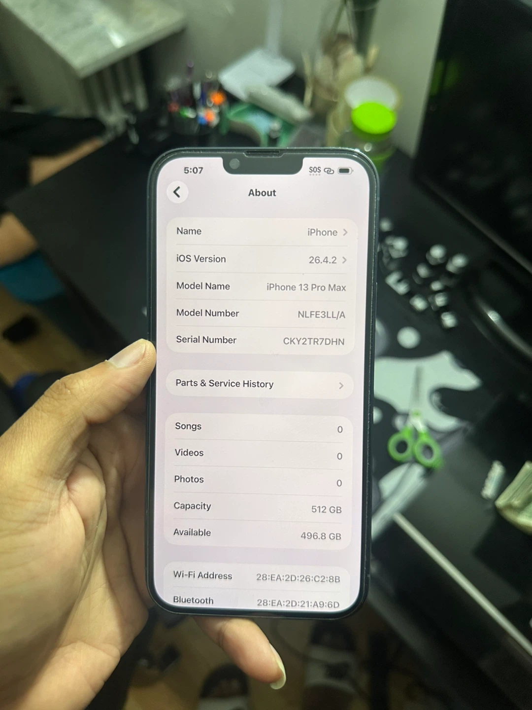 iPhone 13 Pro Max 512GB Sierra Blue Unlocked (Cracked Back) - photo 3
