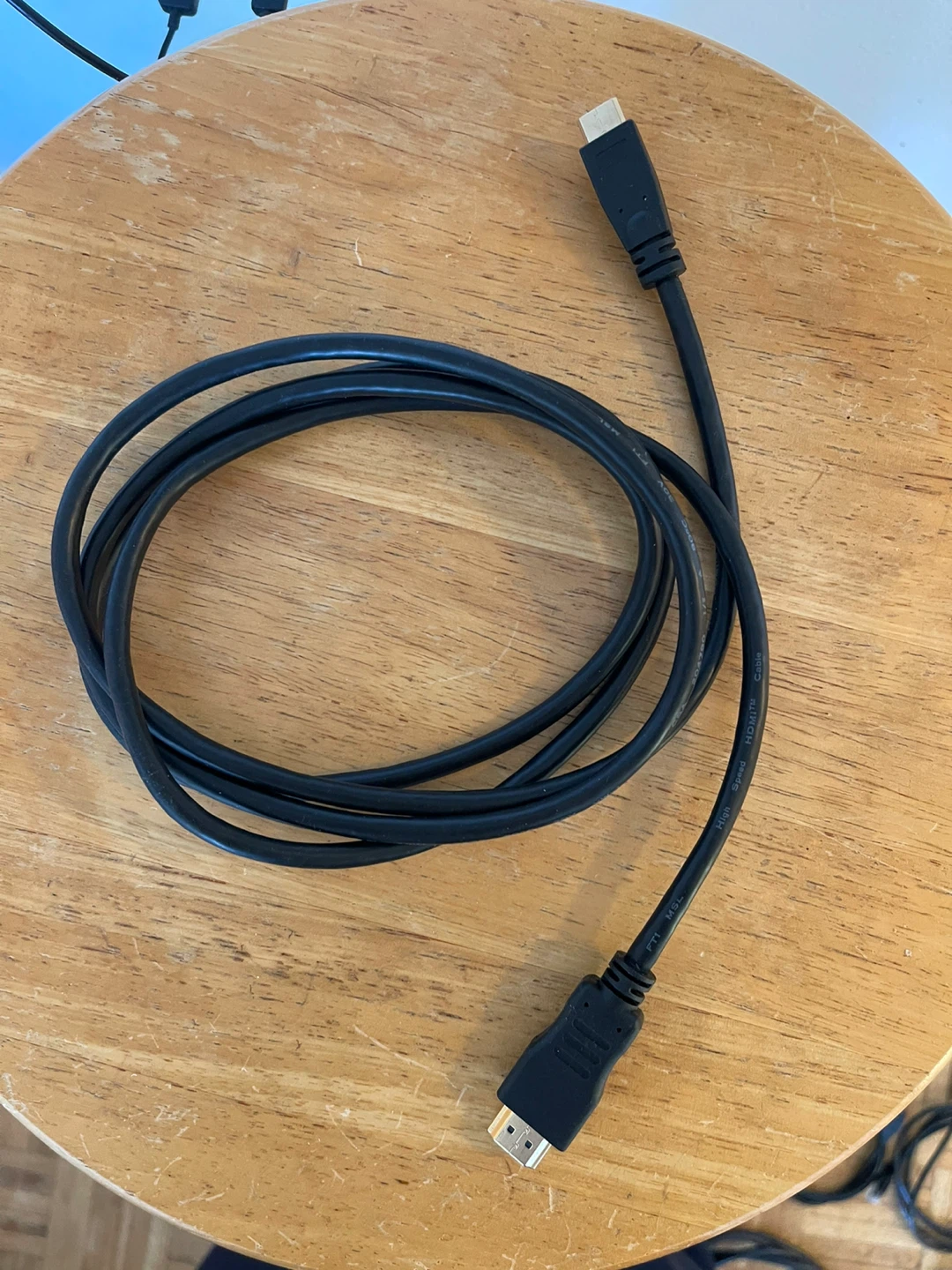 Black HDMI Cable