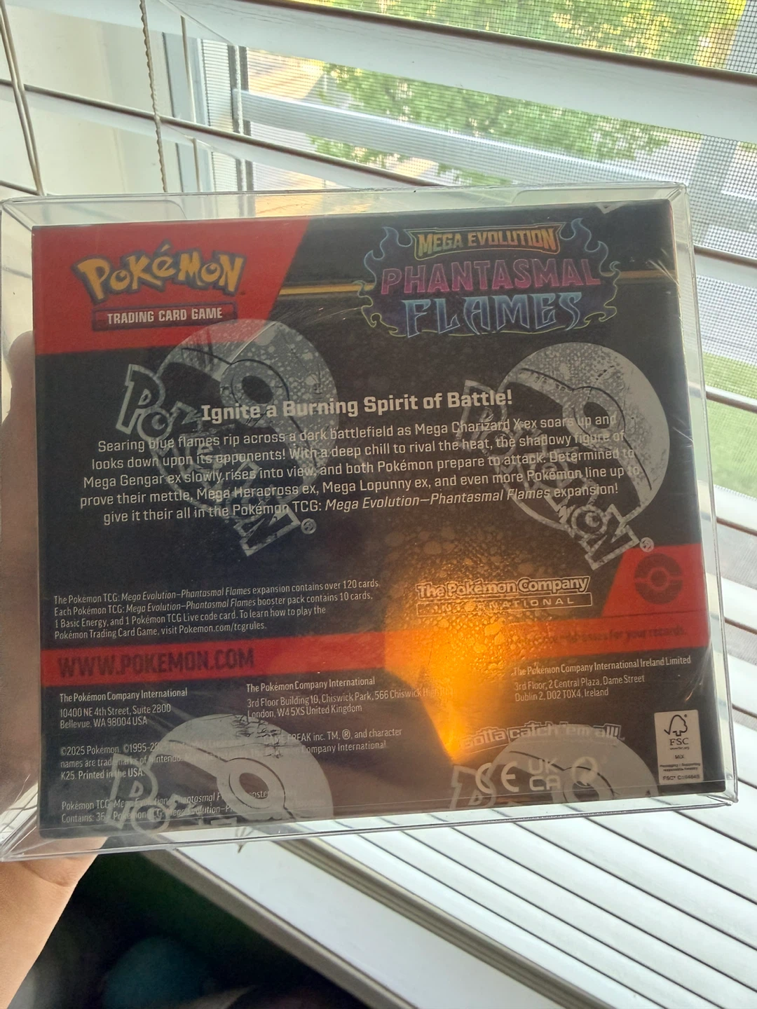 Pokémon TCG Mega Evolution Phantasmal Flames Booster Box - photo 2