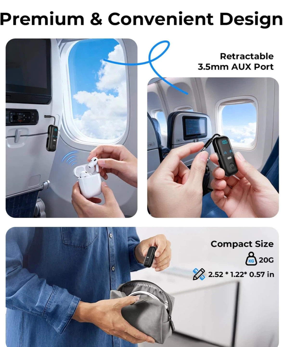 Bluetooth 5.4 Audio Transmitter Receiver Adapter - photo 3