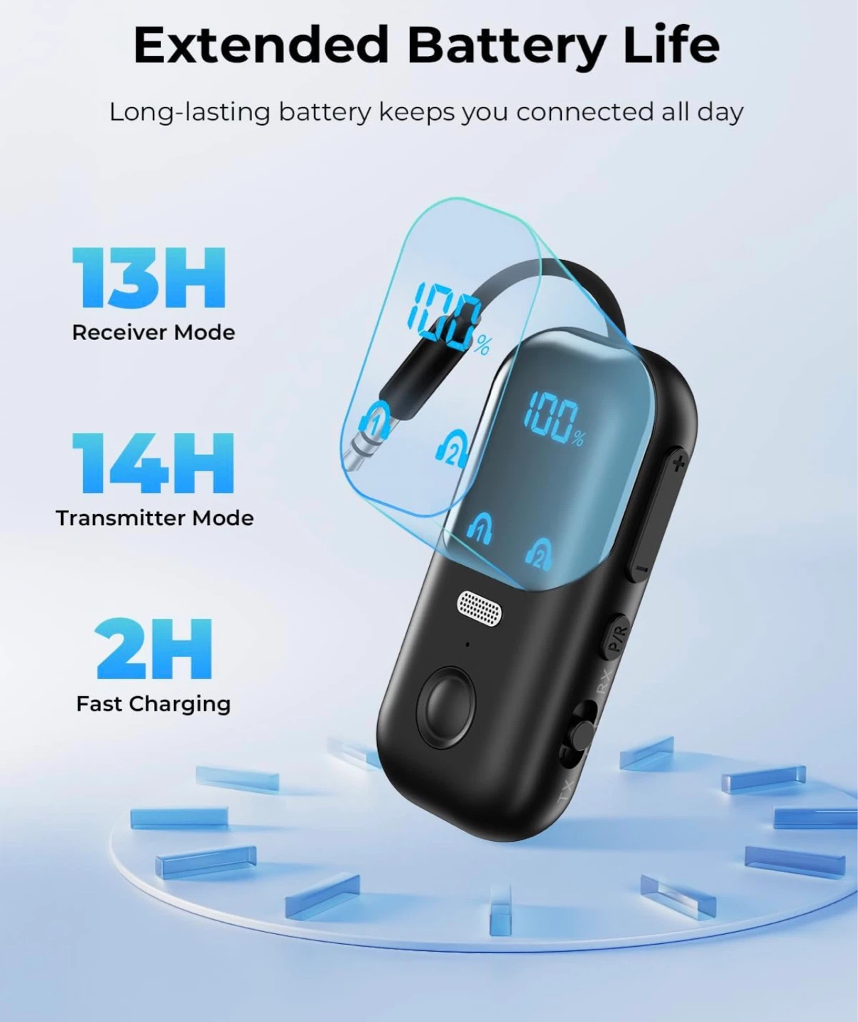 Bluetooth 5.4 Audio Transmitter Receiver Adapter - photo 4