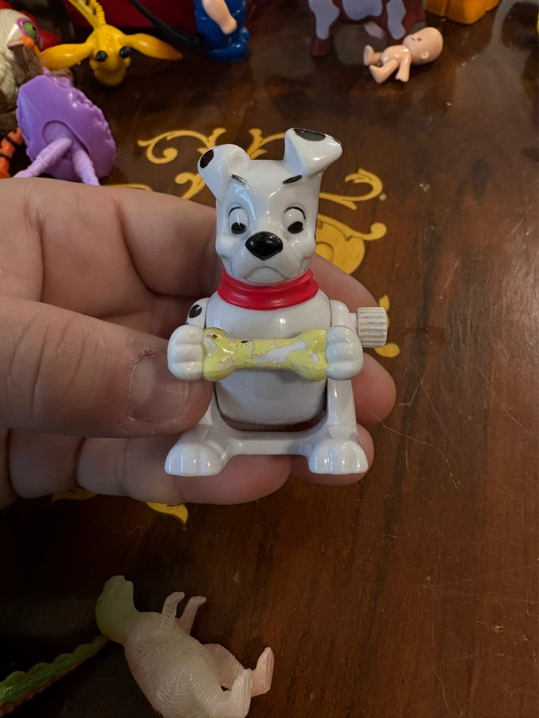 2000 McDonald’s Wind-up Dalmation Dog Toy with Bone