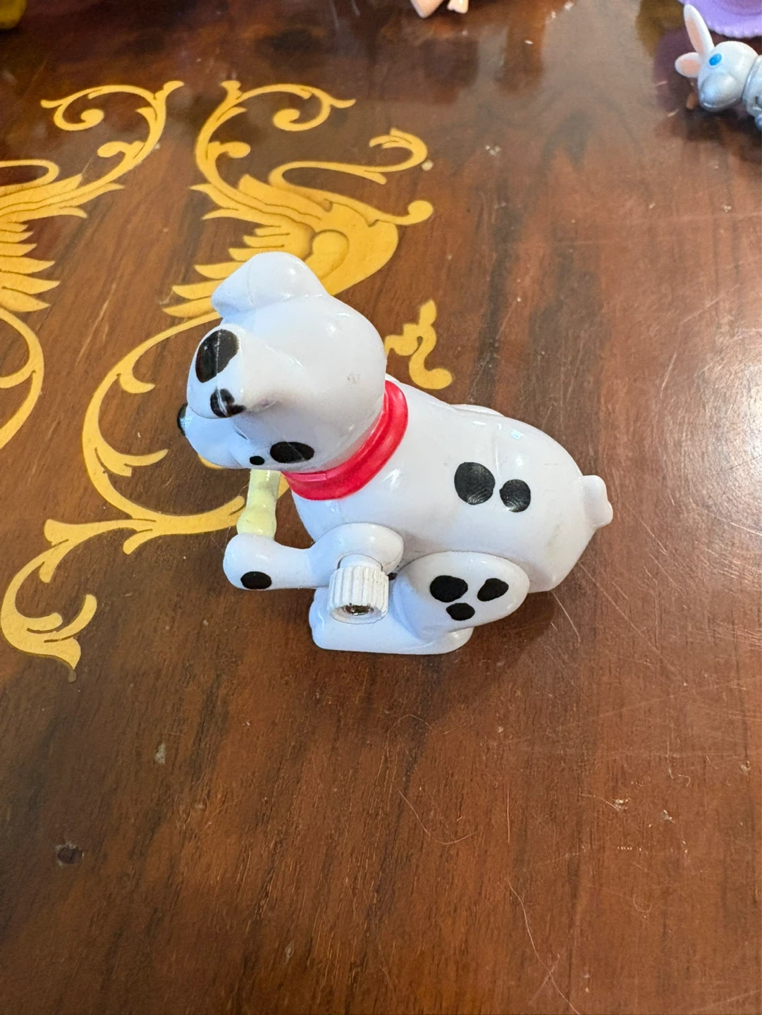 2000 McDonald’s Wind-up Dalmation Dog Toy with Bone - photo 4