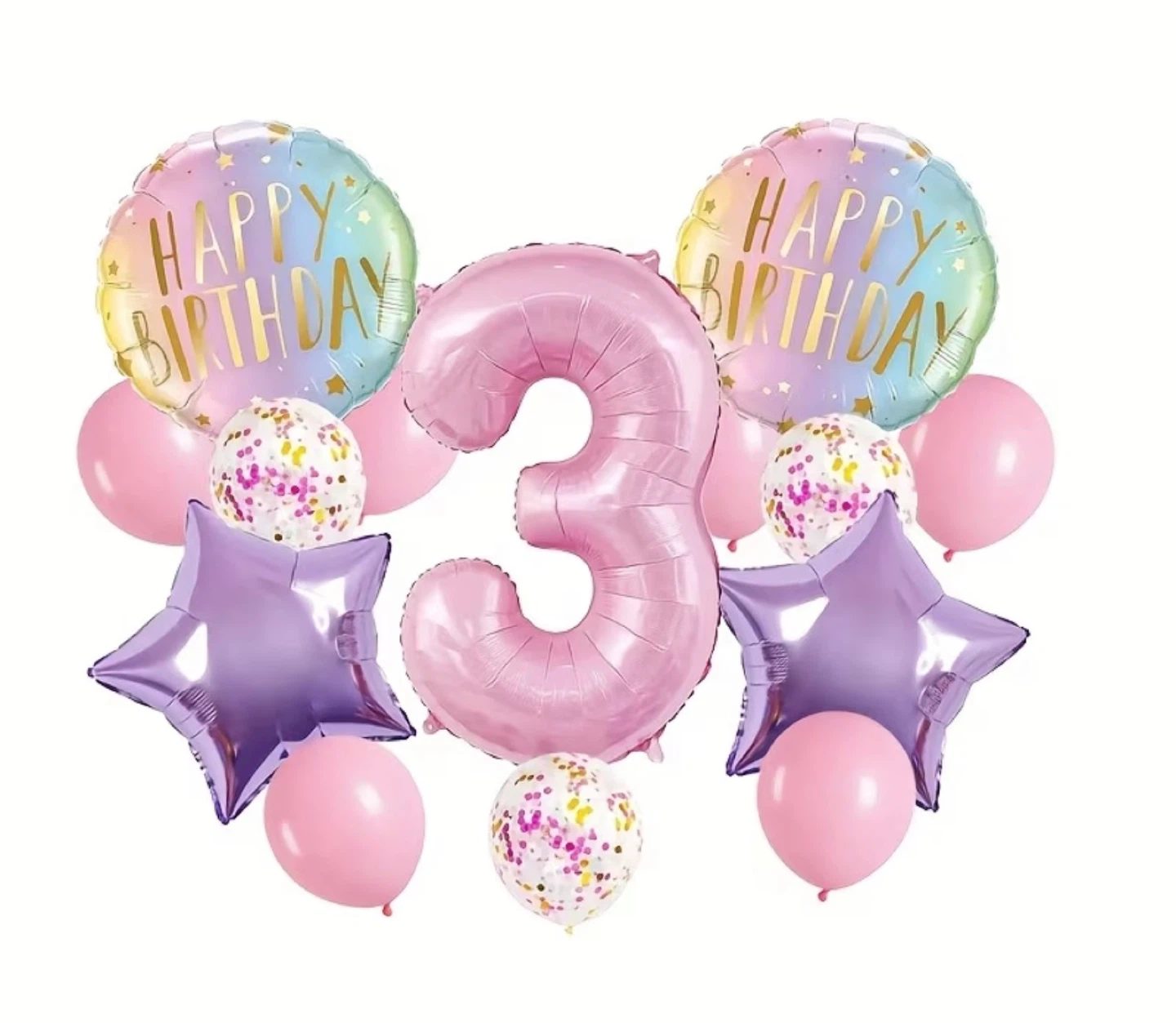 Happy Birthday Balloon Set - Number - photo 4