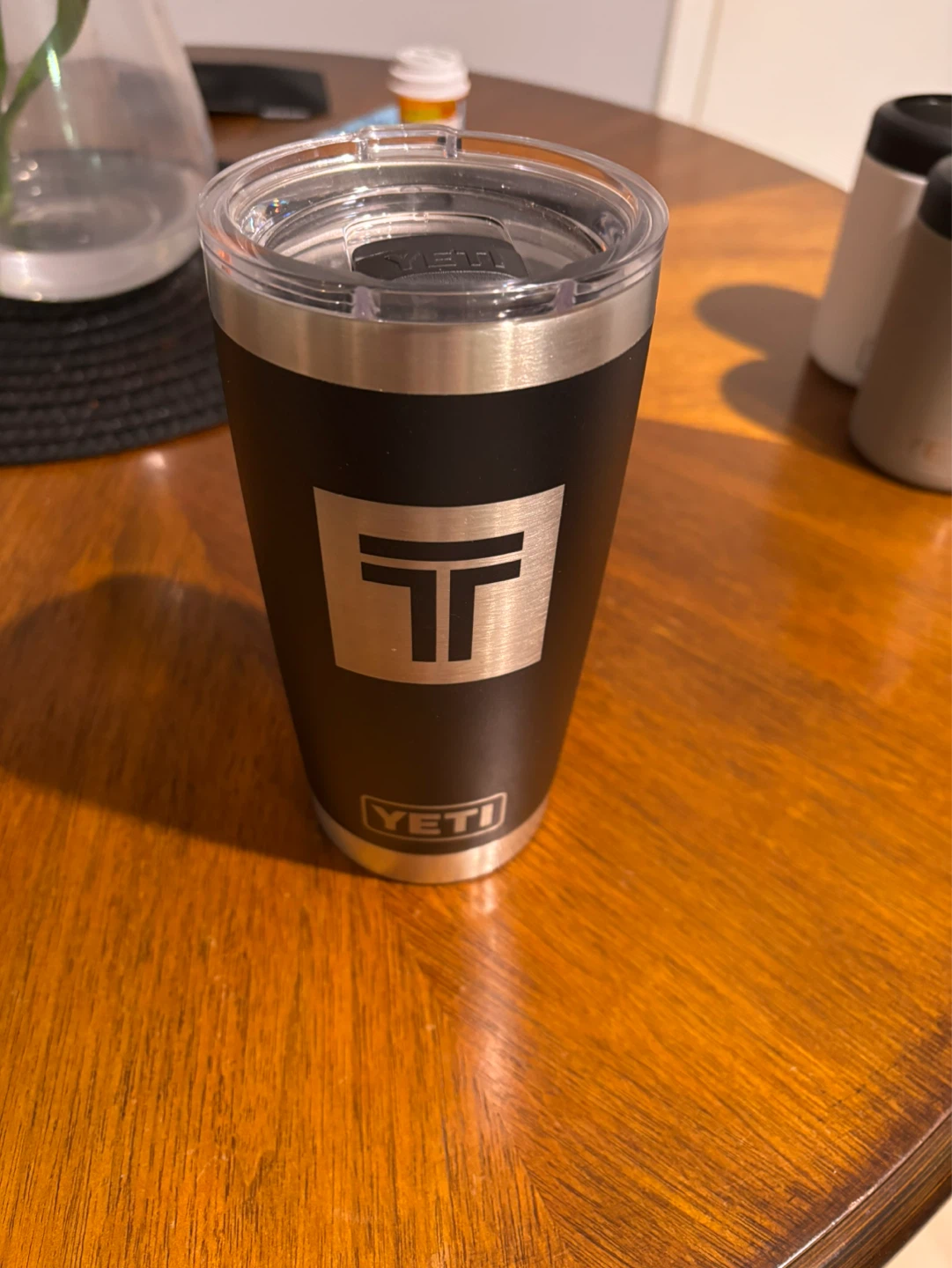 Yeti Tumbler - Black with Shamrocks
