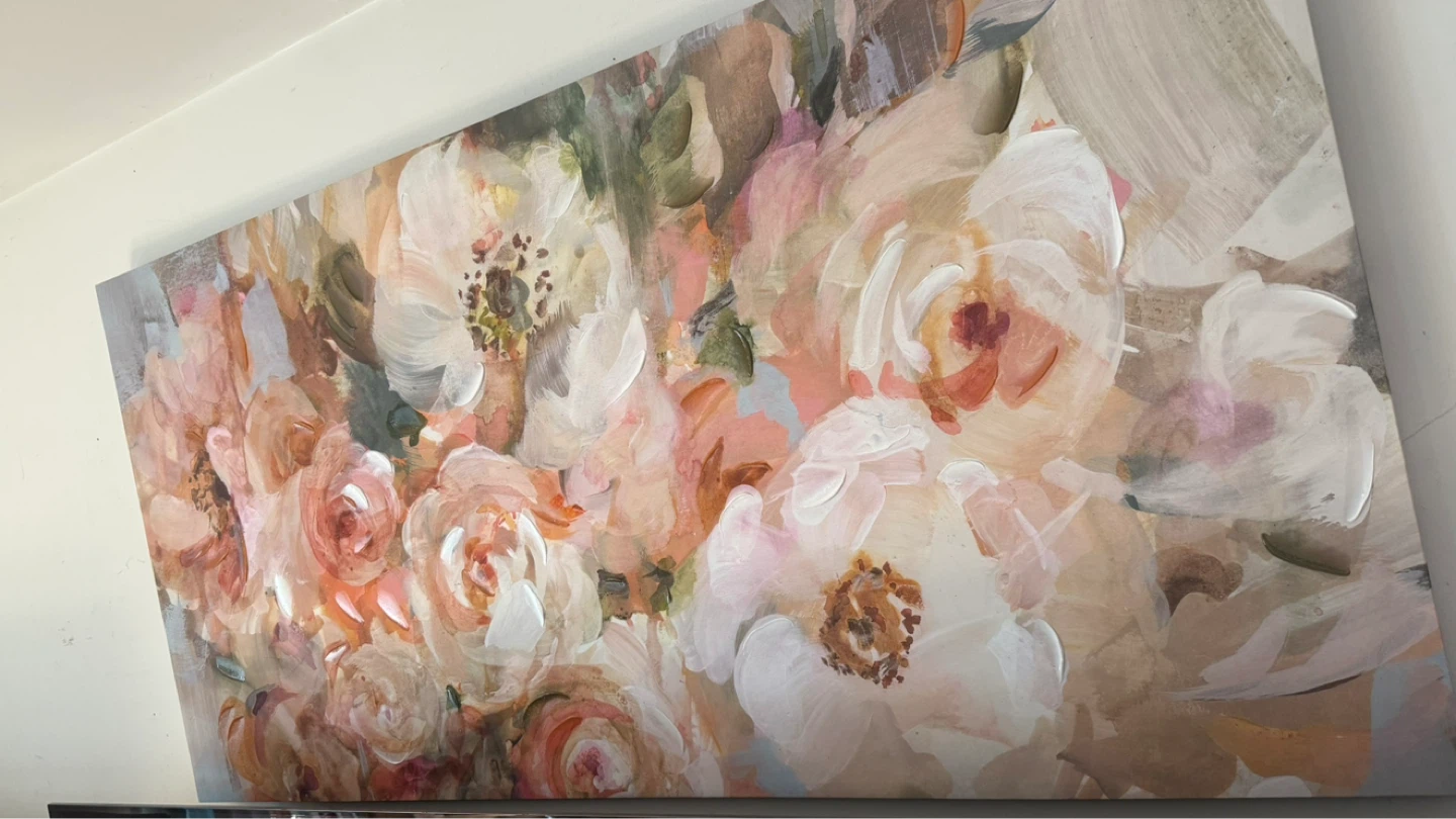Floral Wall Art Canvas like new check more pictures - photo 2