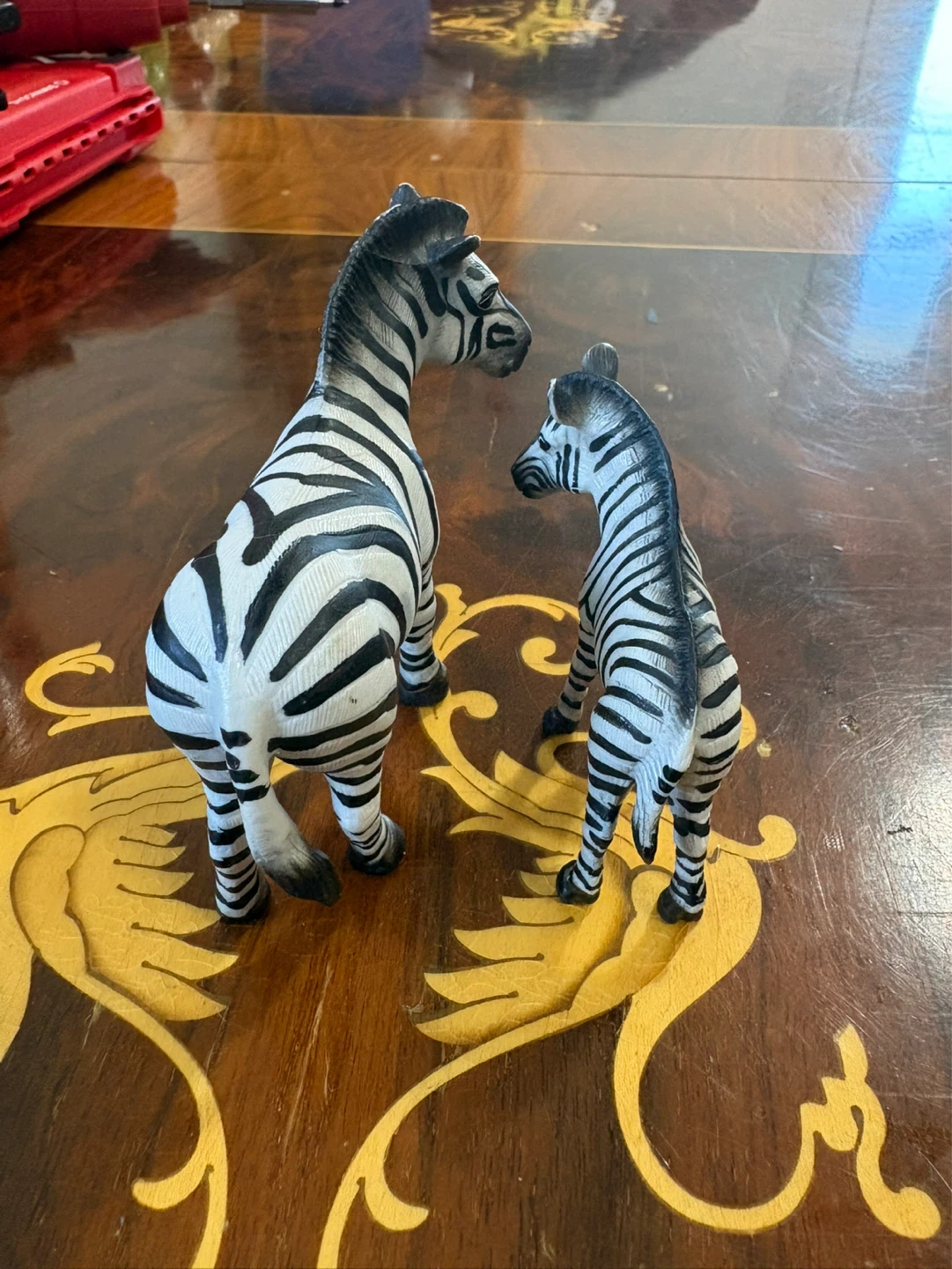 Vintage Schleich Zebra and Foal Toy Figures - photo 4