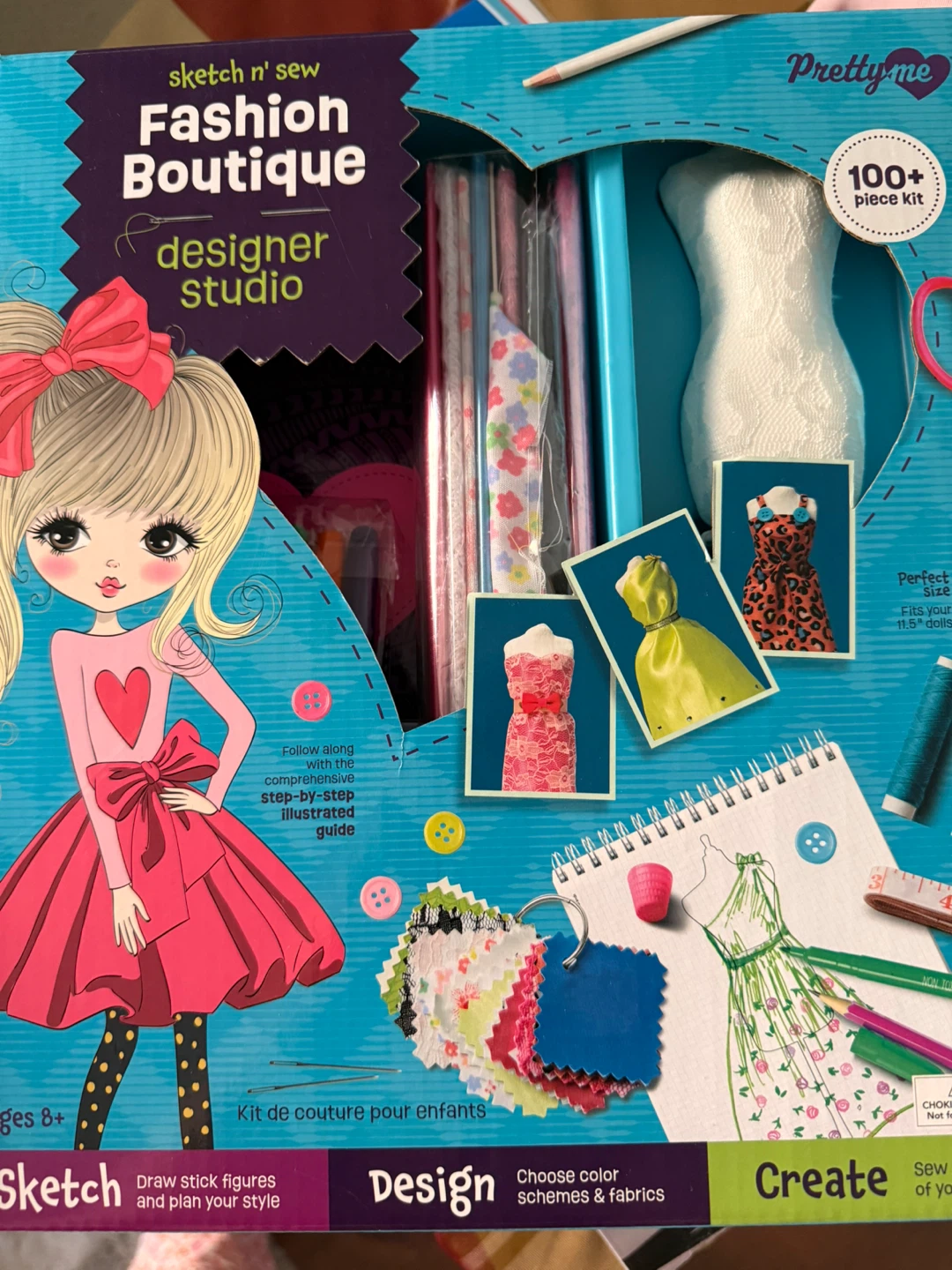 Pretty Me Sketch n' Sew Fashion Boutique Designer Studio