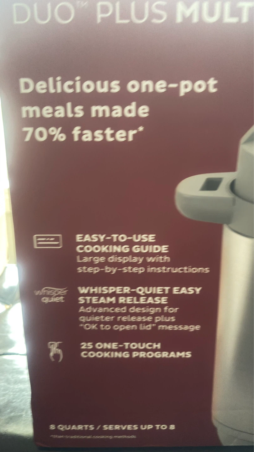 Never Open Instant Pot Duo Plus Multi-Cooker 8 Quart - photo 3
