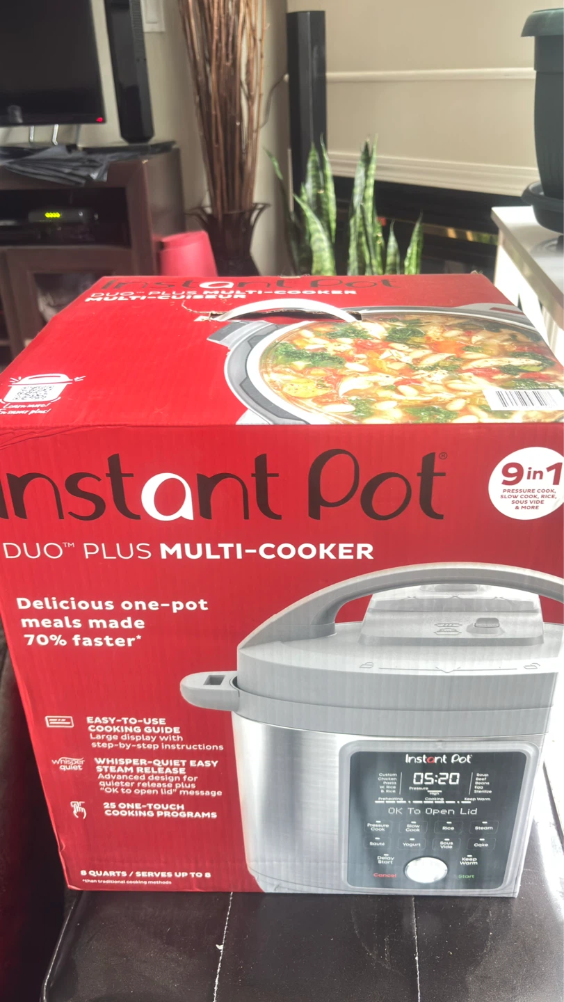 Never Open Instant Pot Duo Plus Multi-Cooker 8 Quart