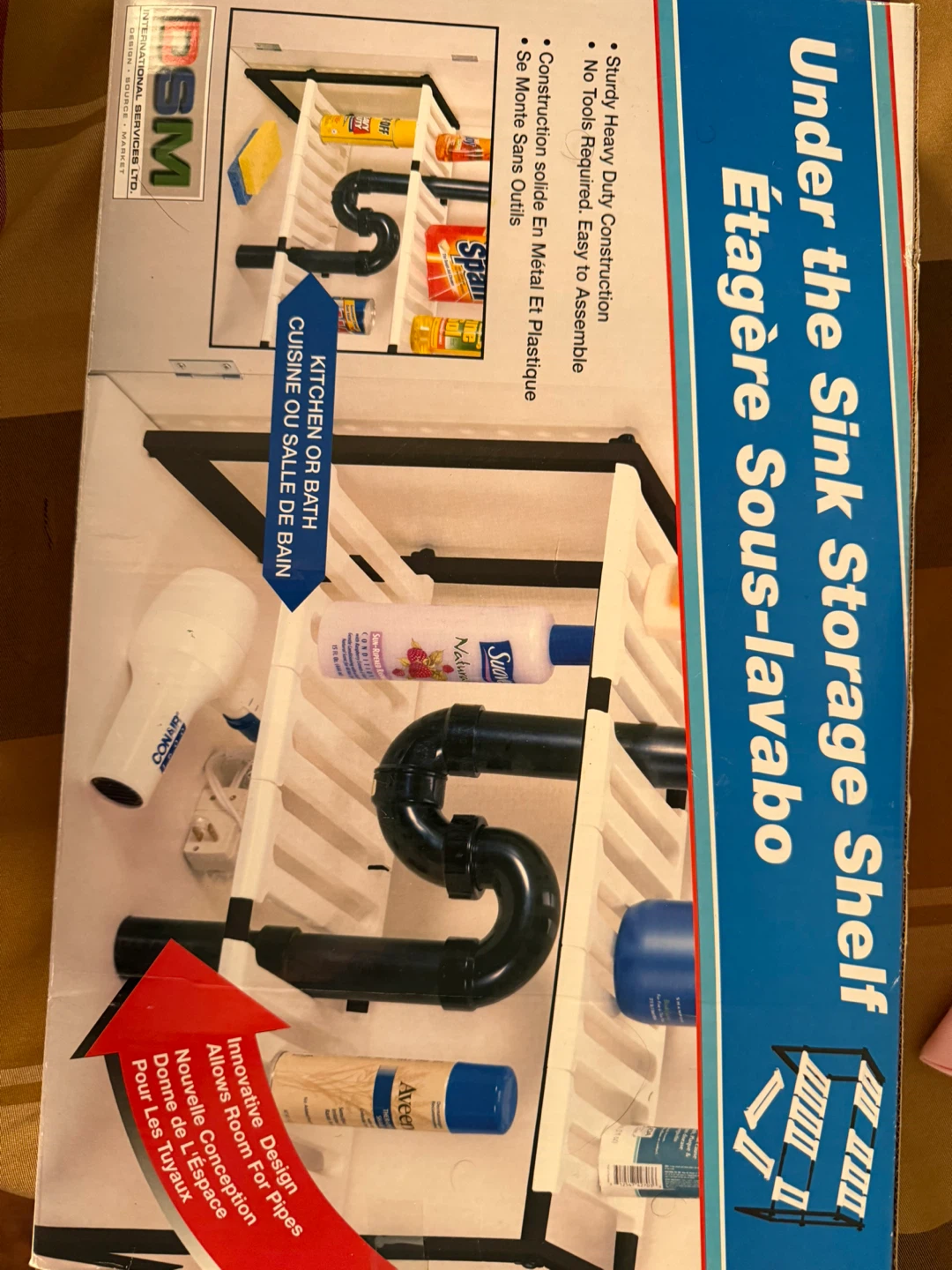 Under the Sink Storage Shelf