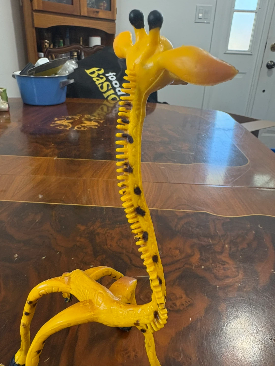 Vintage Bending Giraffe Pose-able Toy (Made in HK) - photo 4