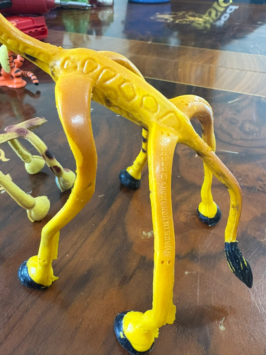 Vintage Bending Giraffe Pose-able Toy (Made in HK) - photo 2