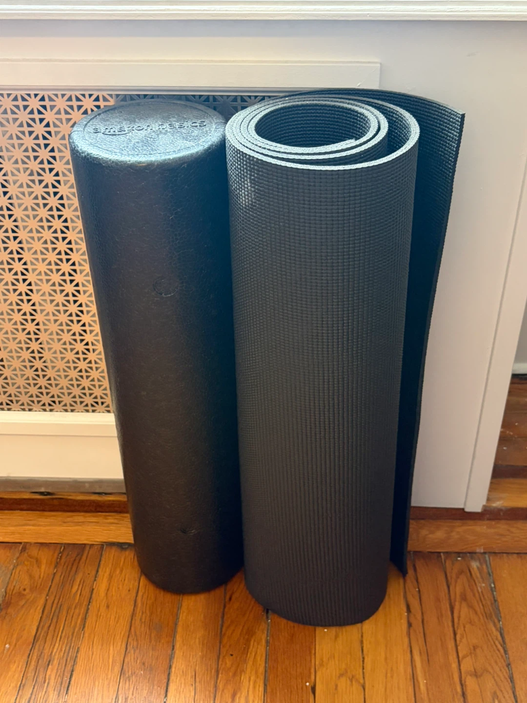 Amazon Basics Foam Roller and Yoga Mat
