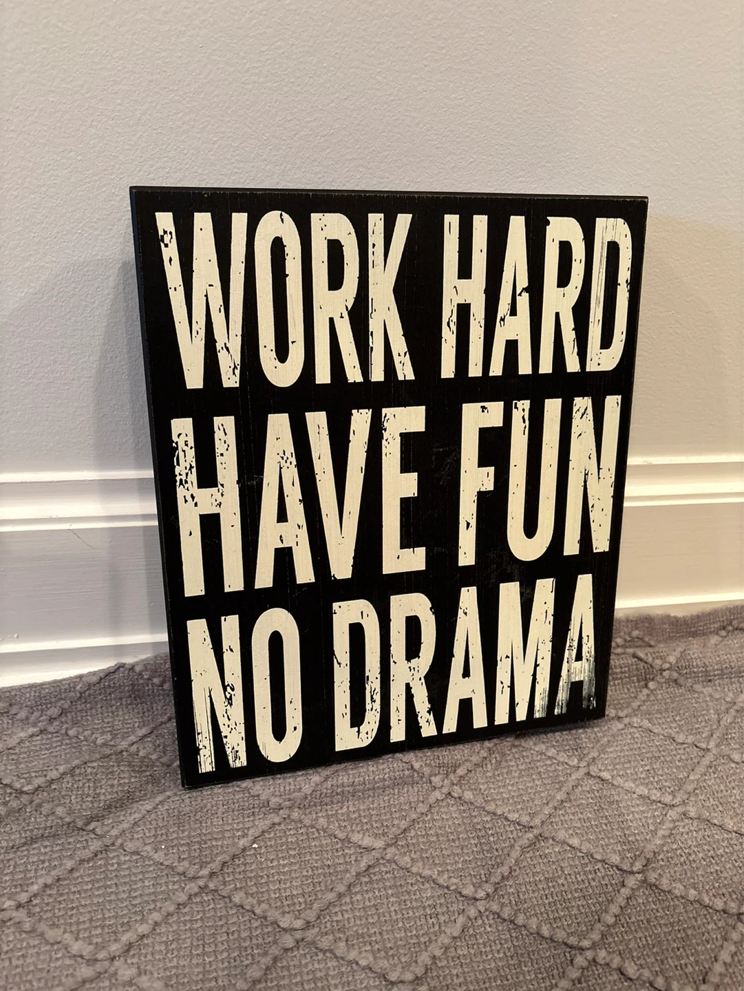 Motivational Wood Decorative Sign
