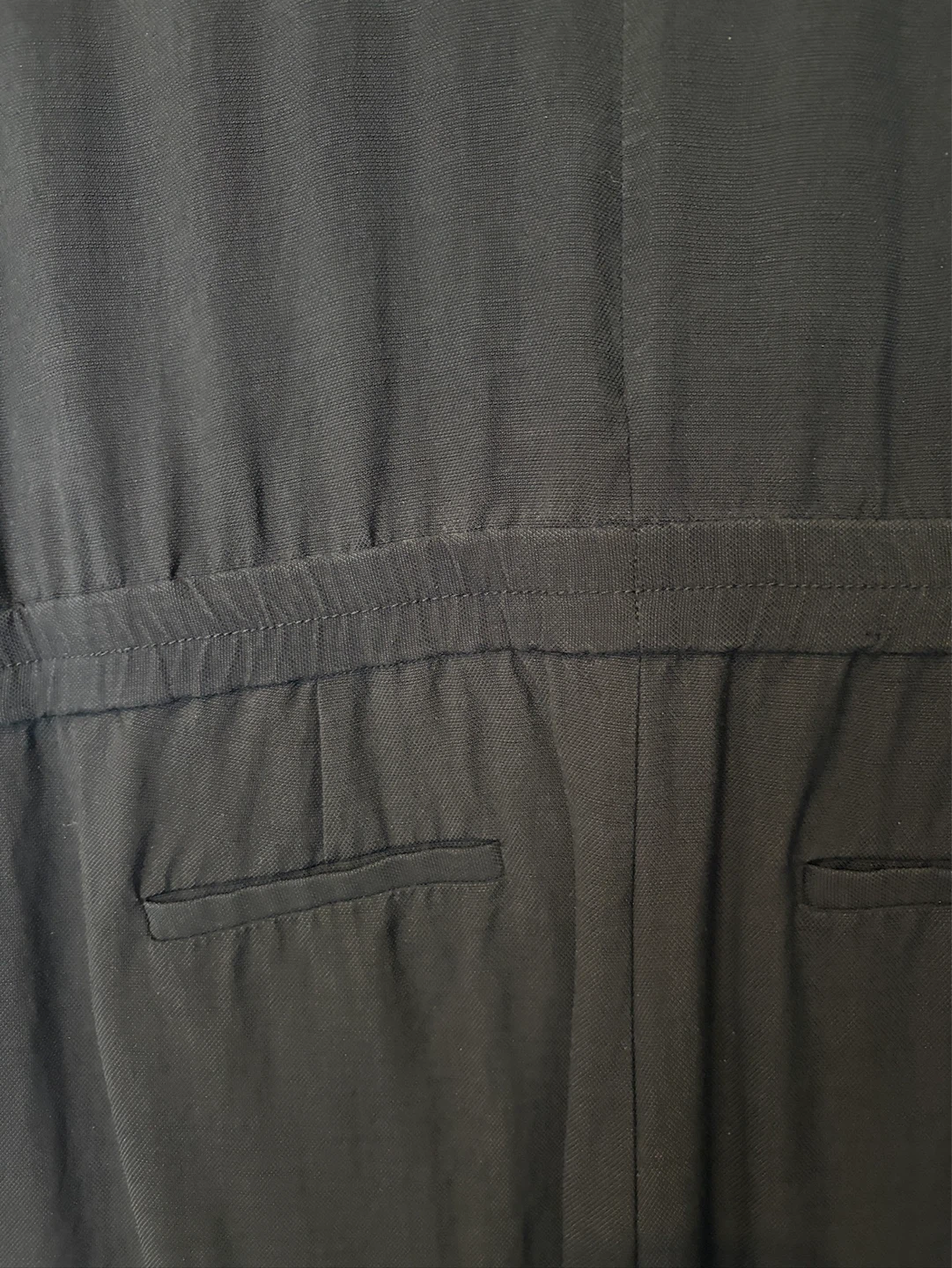 J. Crew Black Sleeveless V-Neck Jumpsuit Size 10 - photo 4