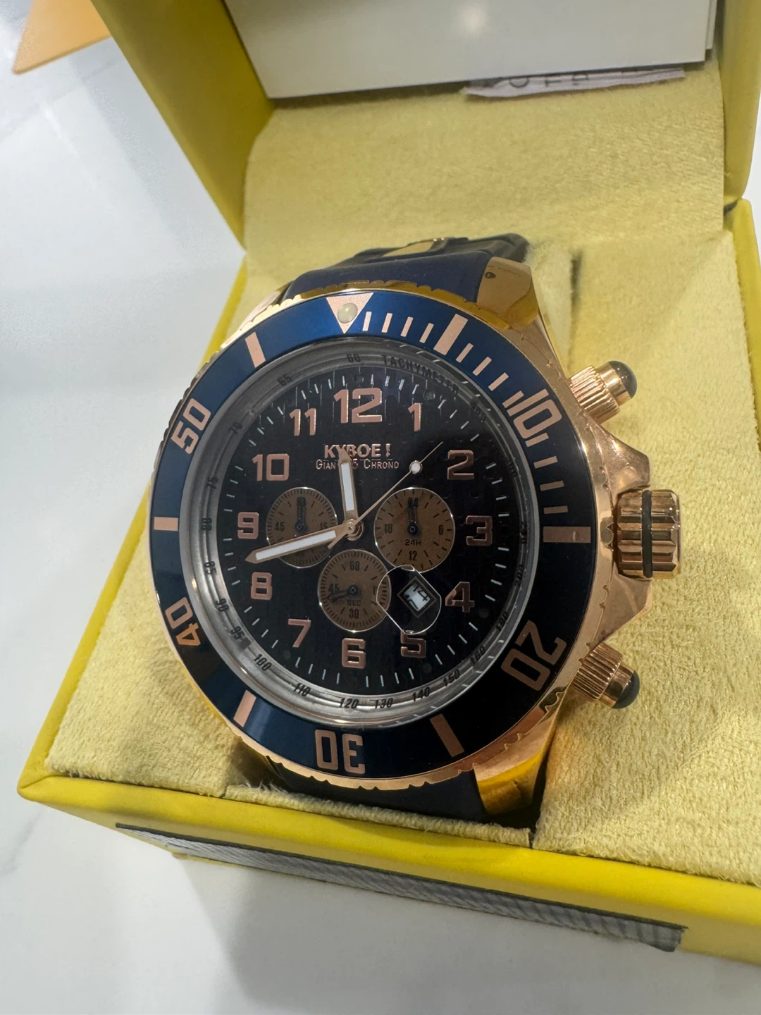 KYBOE! Giant Chrono Rose Gold Watch - photo 2