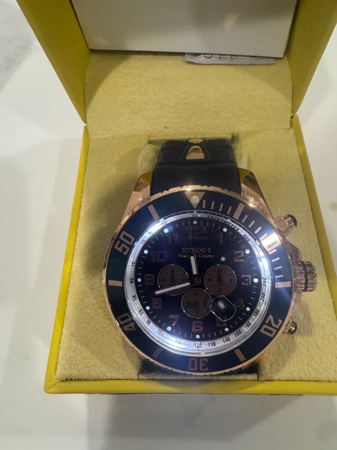 KYBOE! Giant Chrono Rose Gold Watch - photo 4