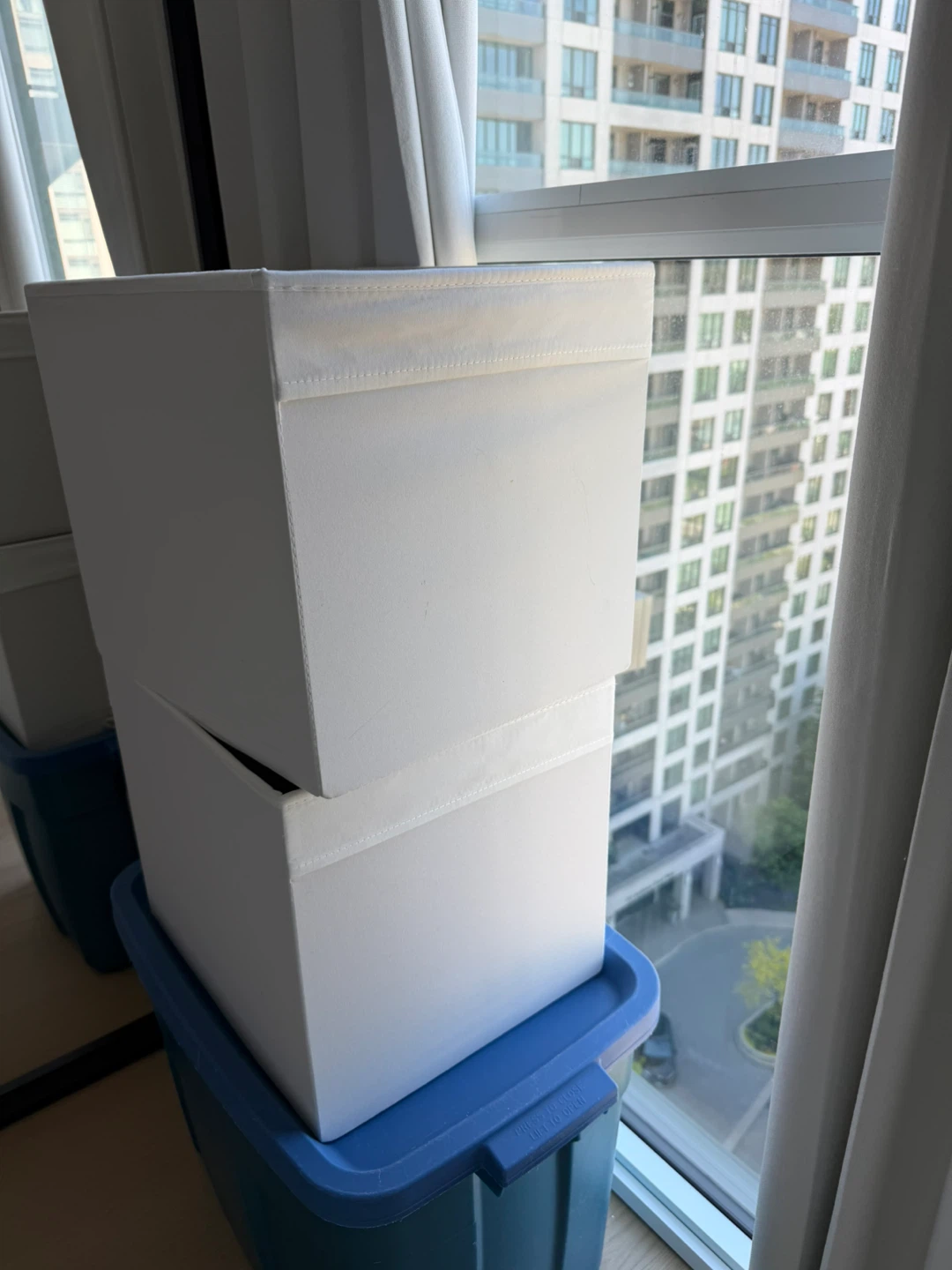 IKEA Storage Box or bins White (set of two) new - photo 2