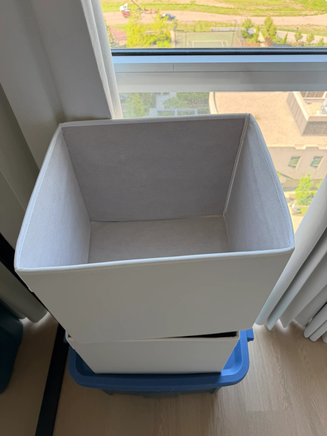 IKEA Storage Box or bins White (set of two) new - photo 3