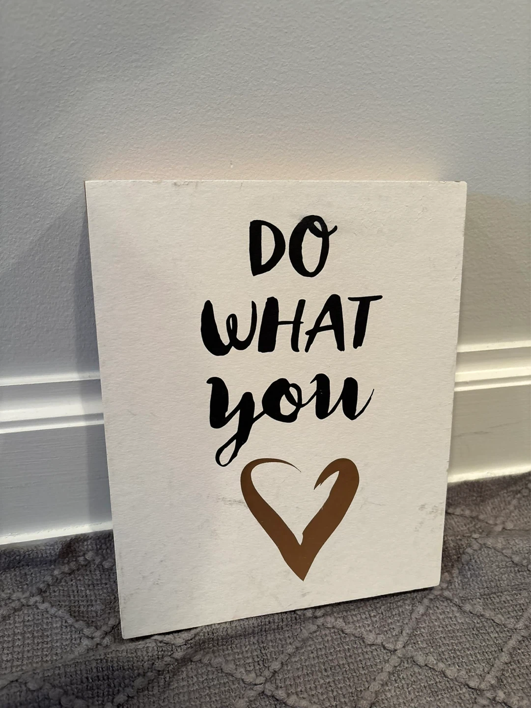 Do What You Love Wooden Decorative Sign
