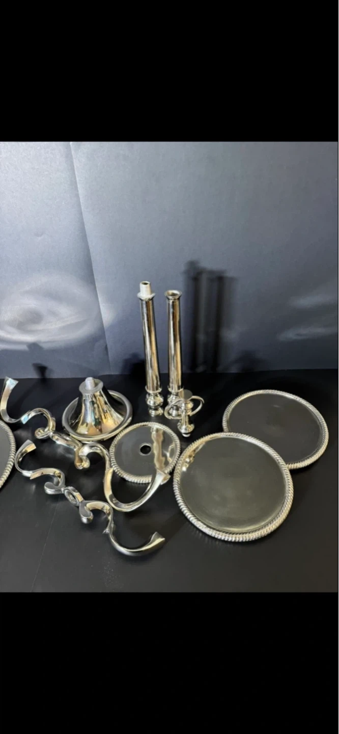 Silver Color Tiered Serving Stand - photo 4