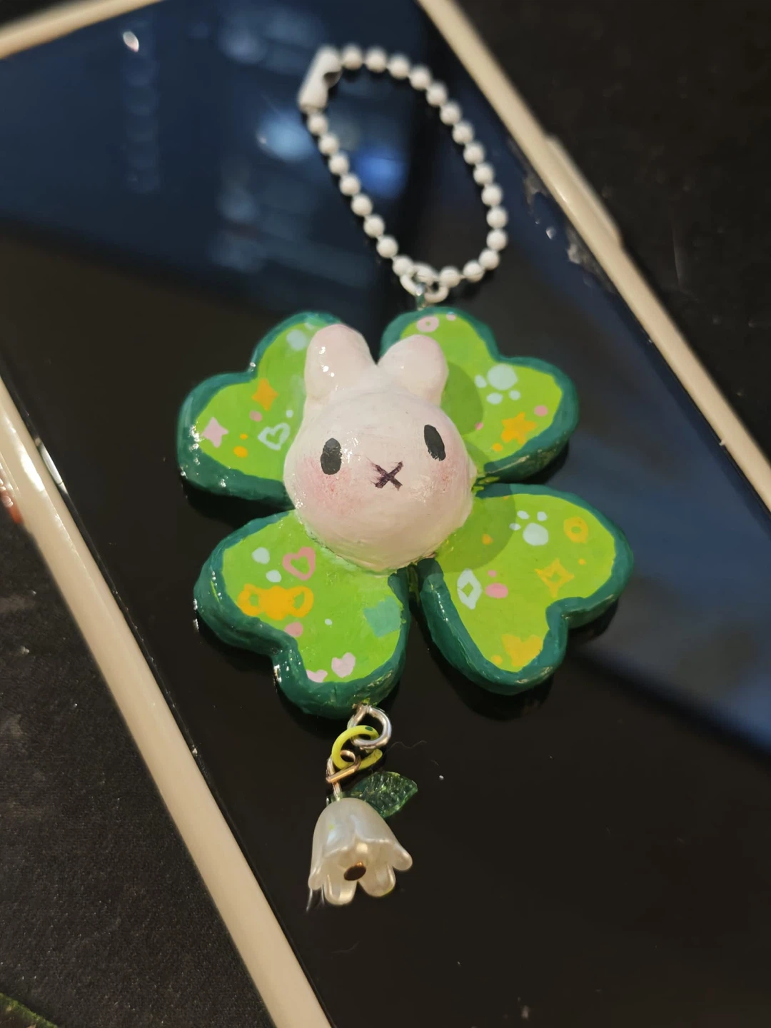 Handmade Miffy Clover Charm