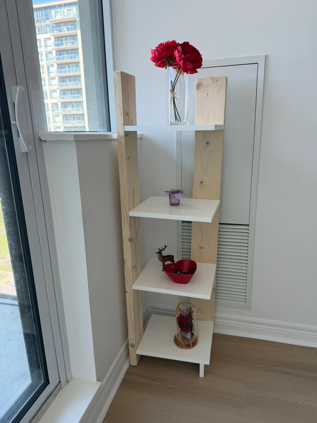 Four-Tier Corner Shelf ( NEW)