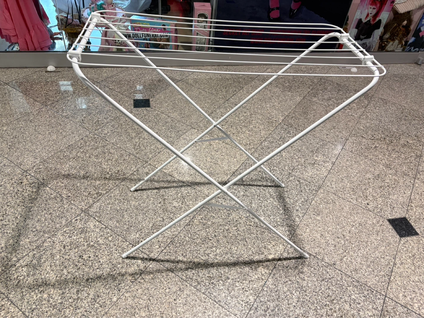 White Folding Drying Rack - photo 2